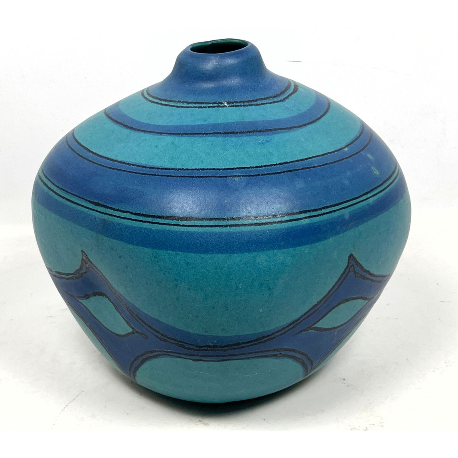 Fong Chow Glidden Studio Pottery Gulfstream Large Vase, Signed (1 of 10)