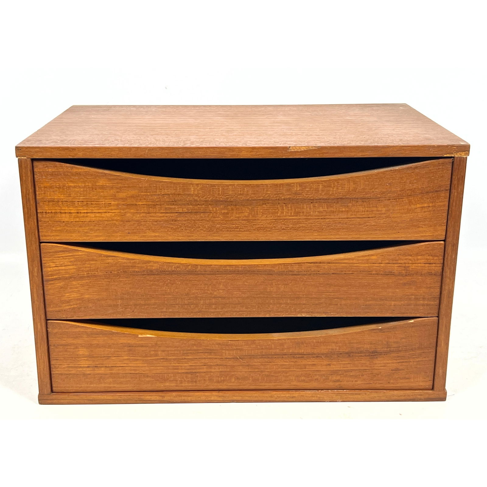Arne Vodder Swedish Modern Teak Desk Vanity Table Top Organizer. (1 of 11)