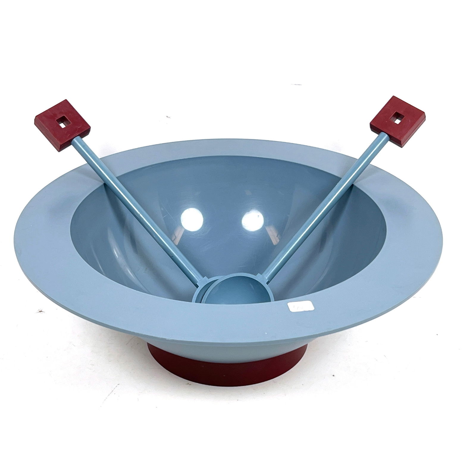 Michael Graves for Alessi Euclid series (1994-1995) MG14 AG, MG15 AG Salad Bowl and Salad set materi (1 of 11)