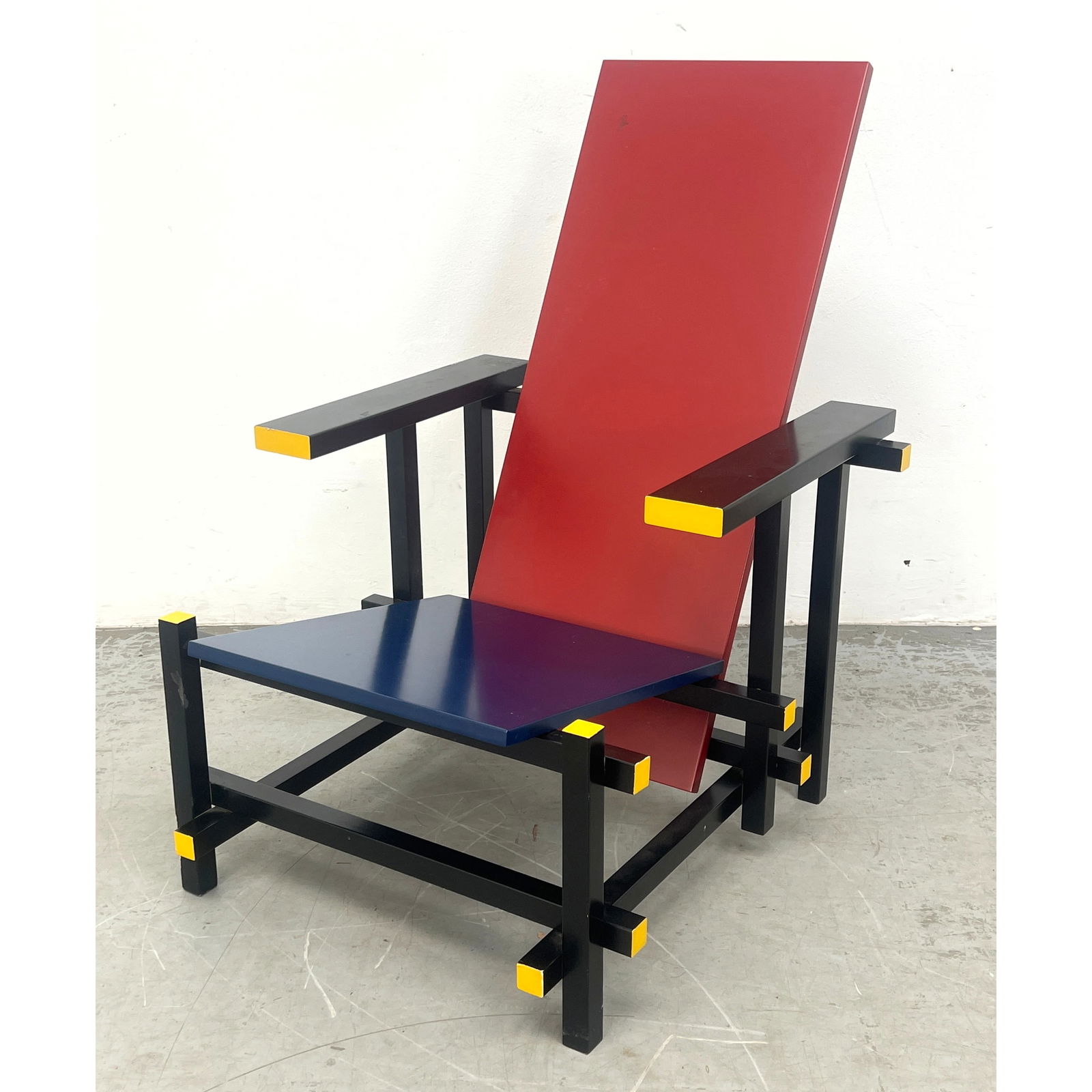 Gerrit Thomas Rietveld Designed Lounge Chair. Unmarked. Manufacturer unknown. (1 of 10)