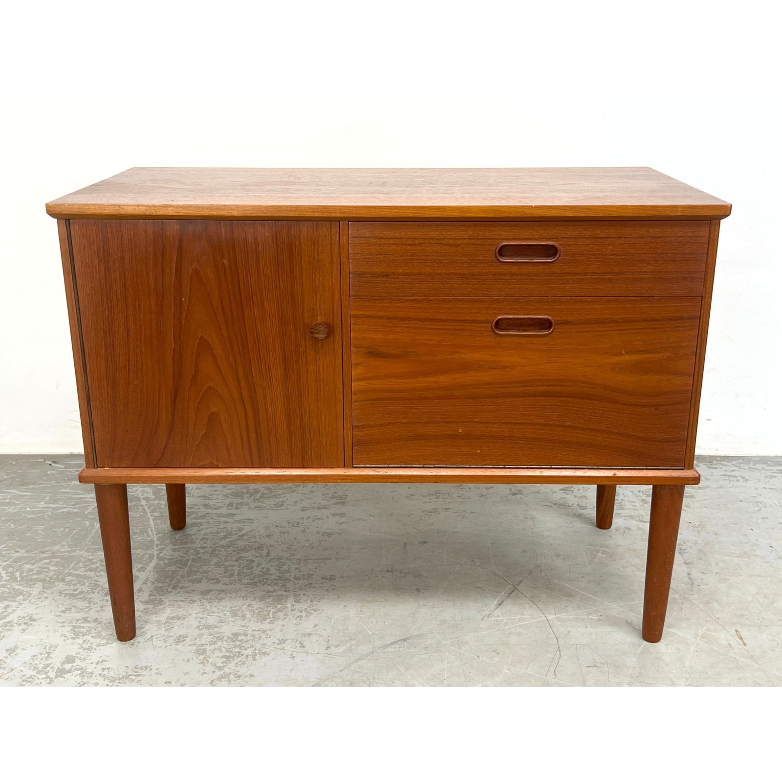 Vintage Danish Modern Small size Teak Sideboard Storage cabinet. Denmark. Perfect for small spaces (1 of 10)