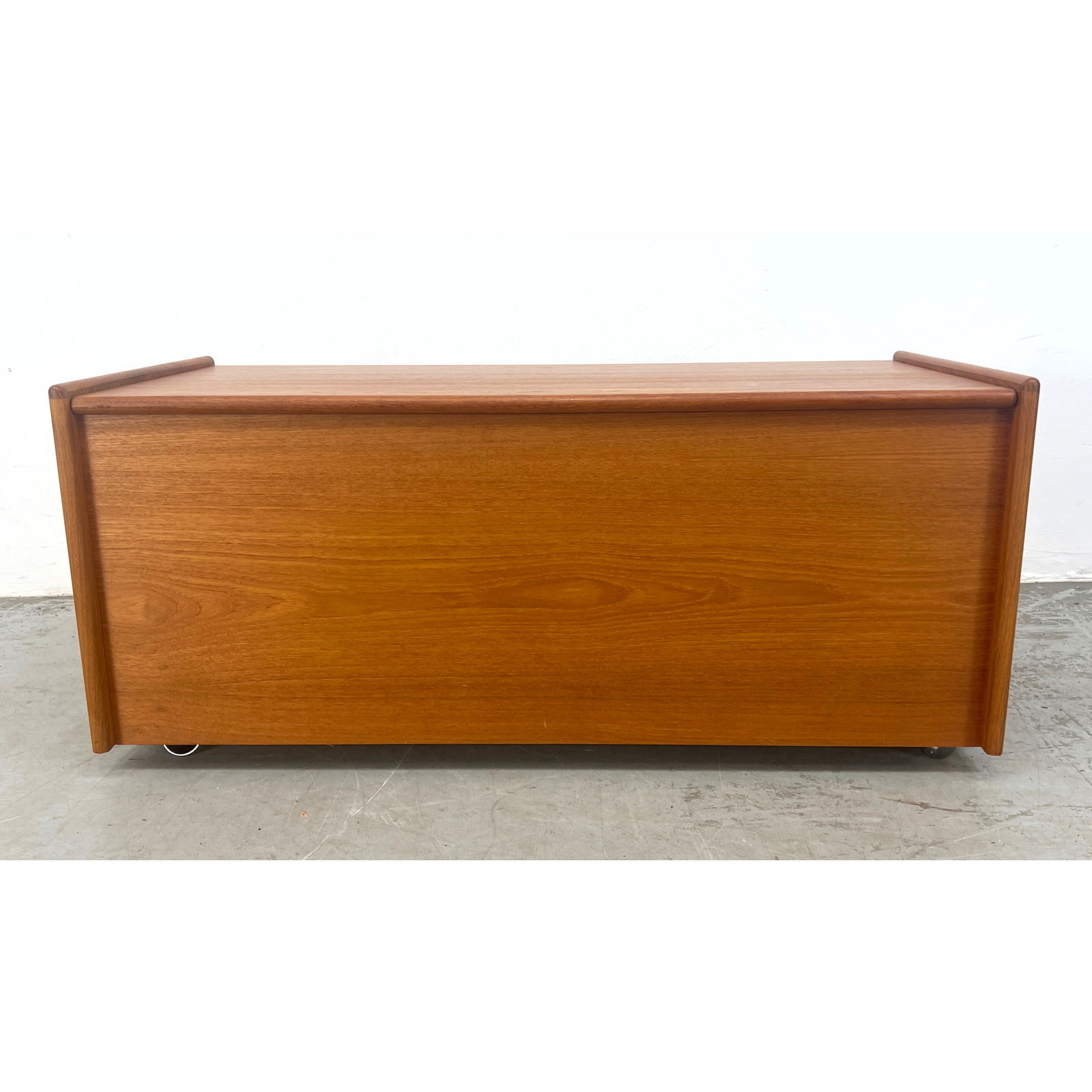 Danish Modern Teak Trunk Chest. Cedar Lined. Bruksbo Style. (1 of 8)