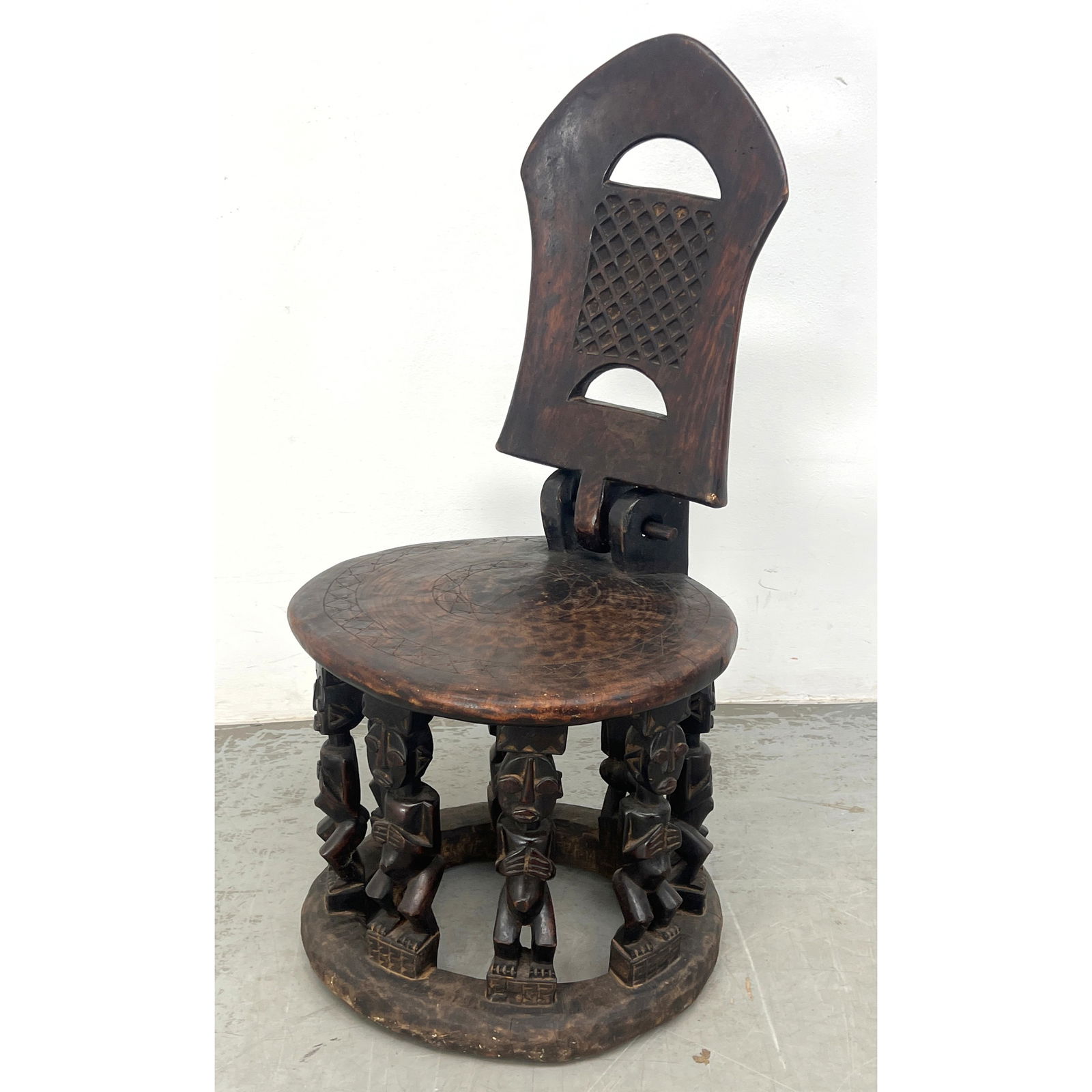African Bamileke Throne Chair (1 of 10)