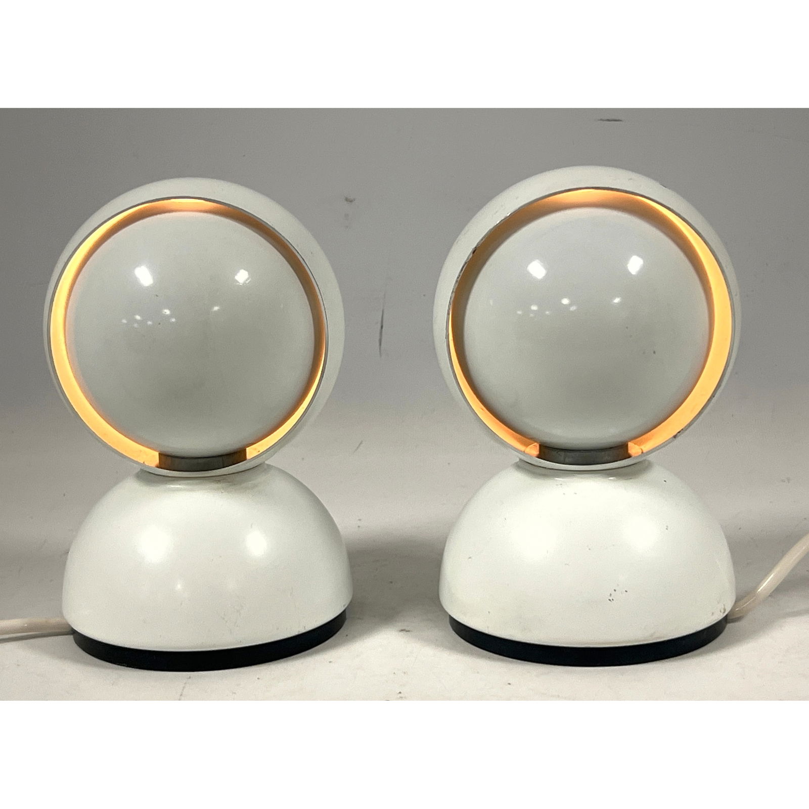Pair Vintage Vico Magistretti Artemide Eclipse Table or sconce Lamps. Mid Century Mod (1 of 12)