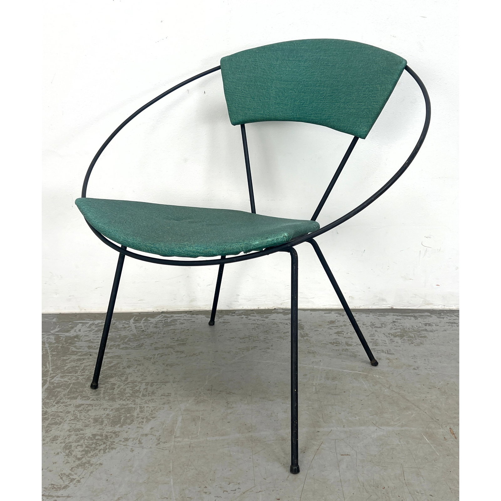 Joseph Cicchelli for Reilly-Wolff Iron Circle Hoop Lounge Chair.: Joseph Cicchelli for Reilly-Wolff Iron Circle Hoop Lounge Chair. Dimensions: Height: 30.5 inches, Width: 29.5 inches, Depth: 26 inches. - Seat Height: 16 inches --- - We offer curbside delivery for mo