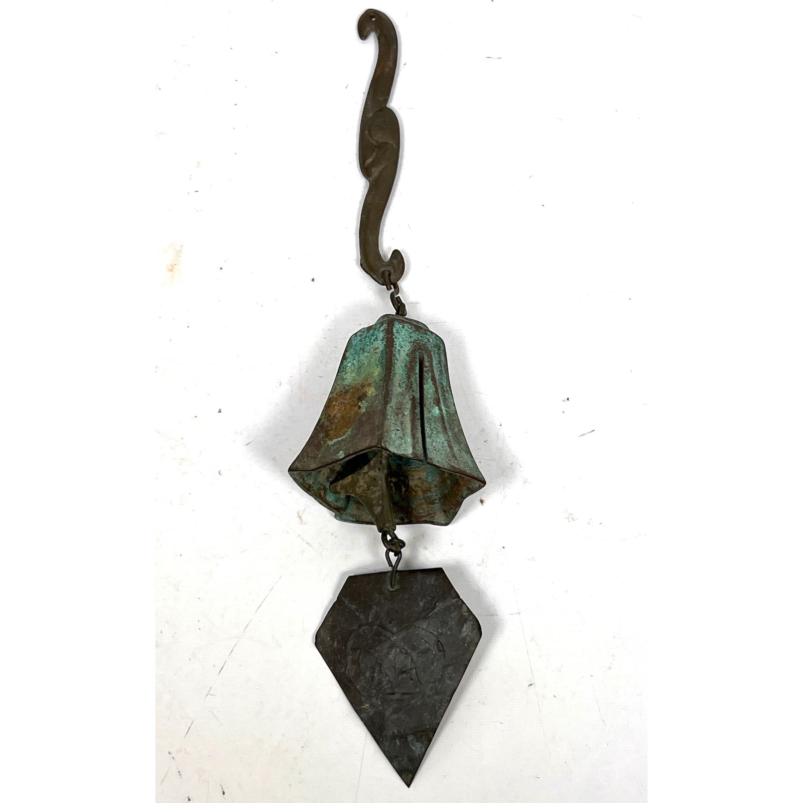 Jeff Cross bronze wind chime Bell. (1 of 8)