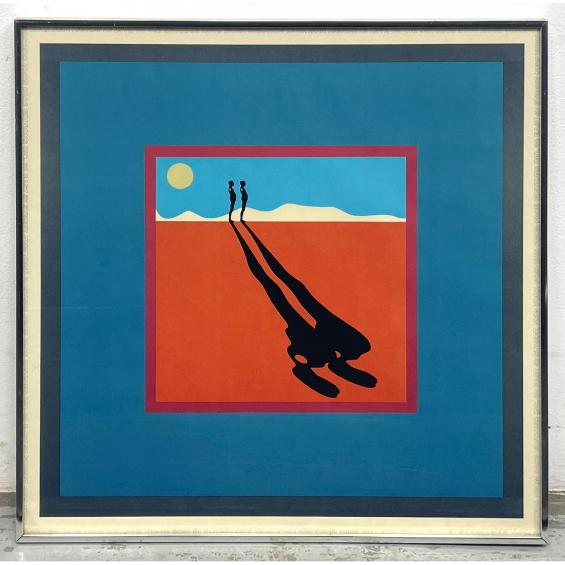 ERNEST TROVA Exhibition Poster. "Posters from PACE EDITIONS Inc. New York Framed Graphic Poster. Ima (1 of 7)