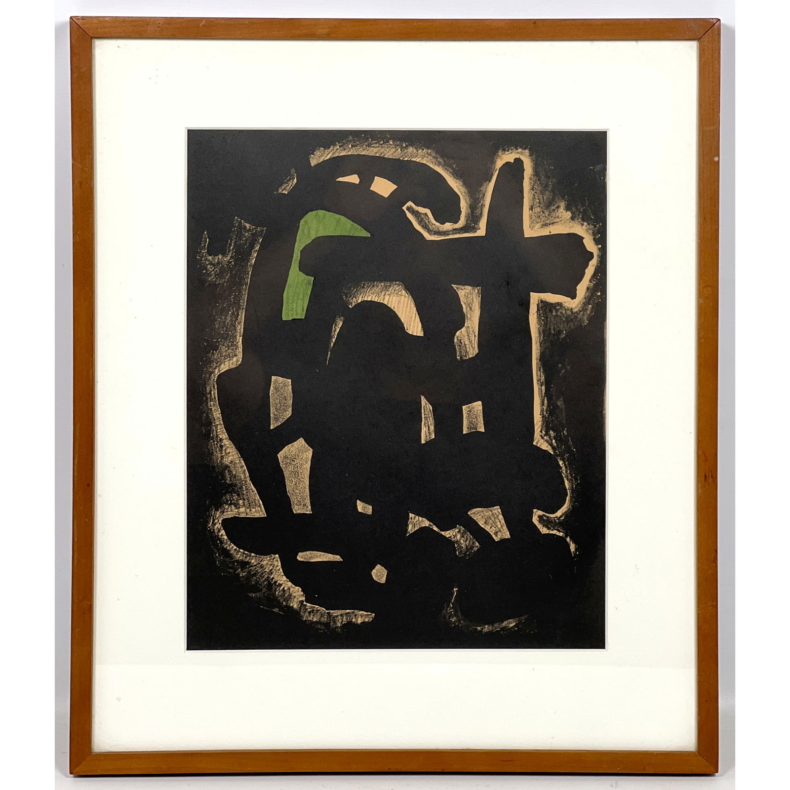 After Eduardo Chillida Lithograph Print. No examined out of frame. (1 of 5)