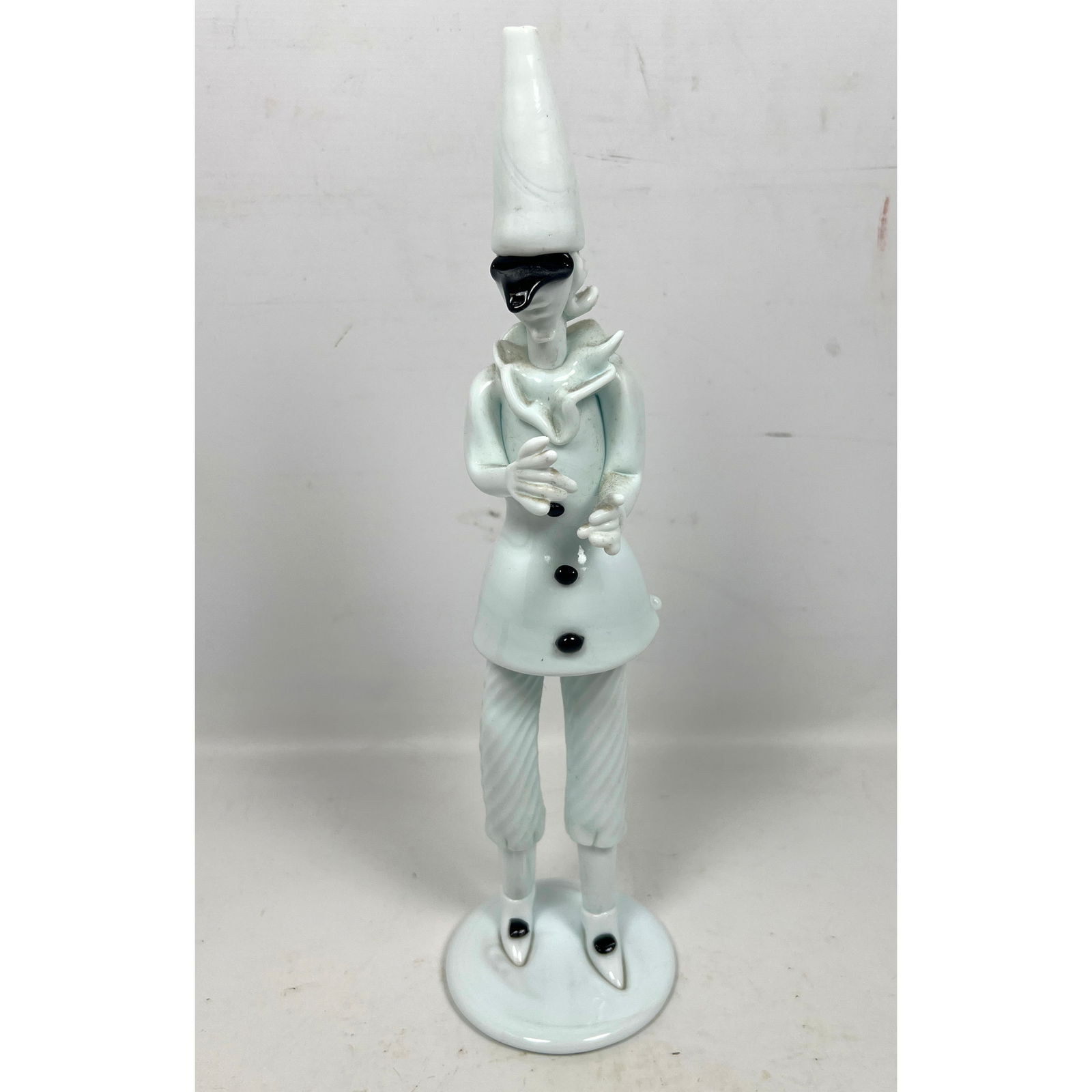 Italian Fulvio Bianconi Venini Art Glass Harlequin Figurine Italy. - Sketch pictured in the Venini g (1 of 9)