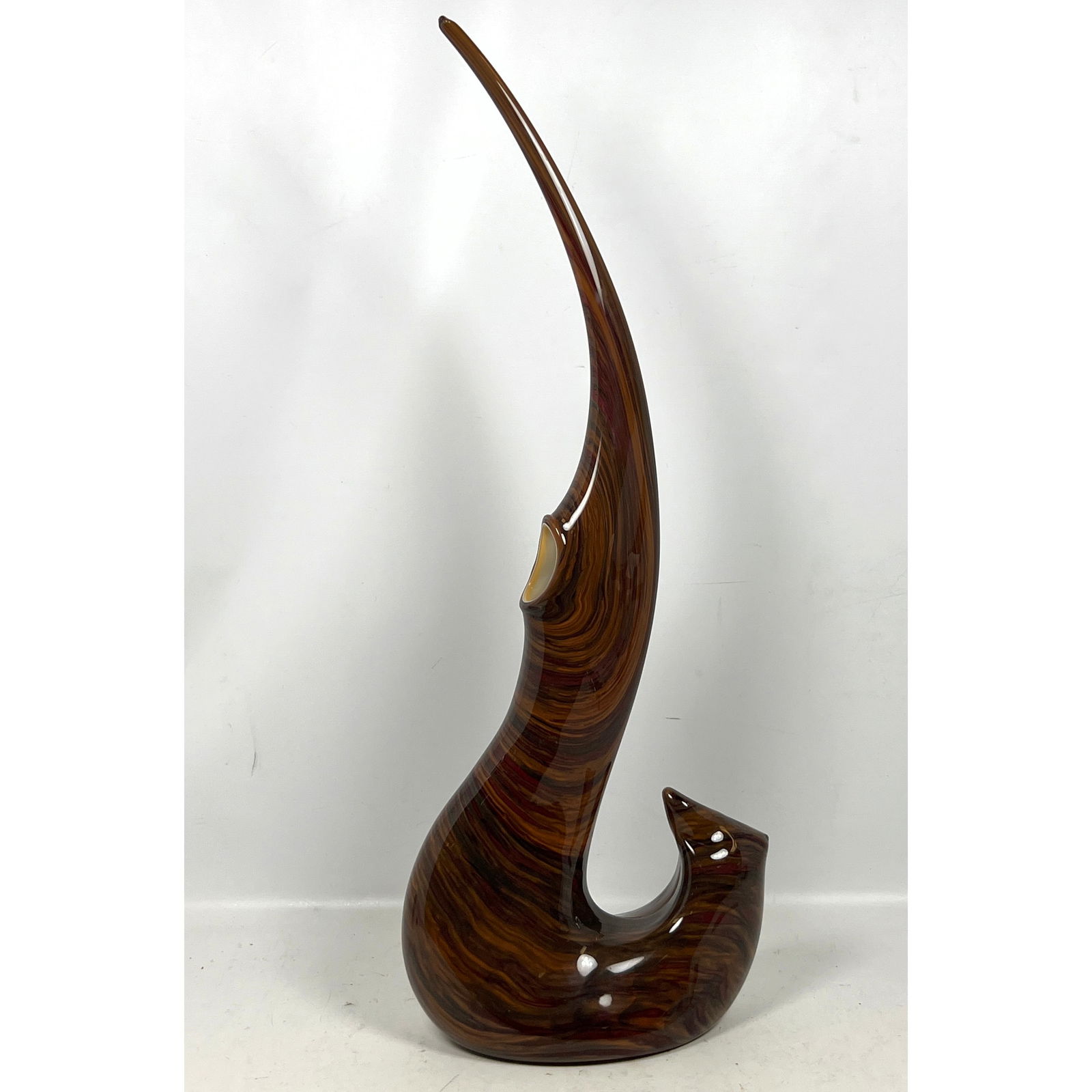 Bernard Katz large blown glass sculpture. It is signed by the artist. It's original price was $2000. (1 of 11)