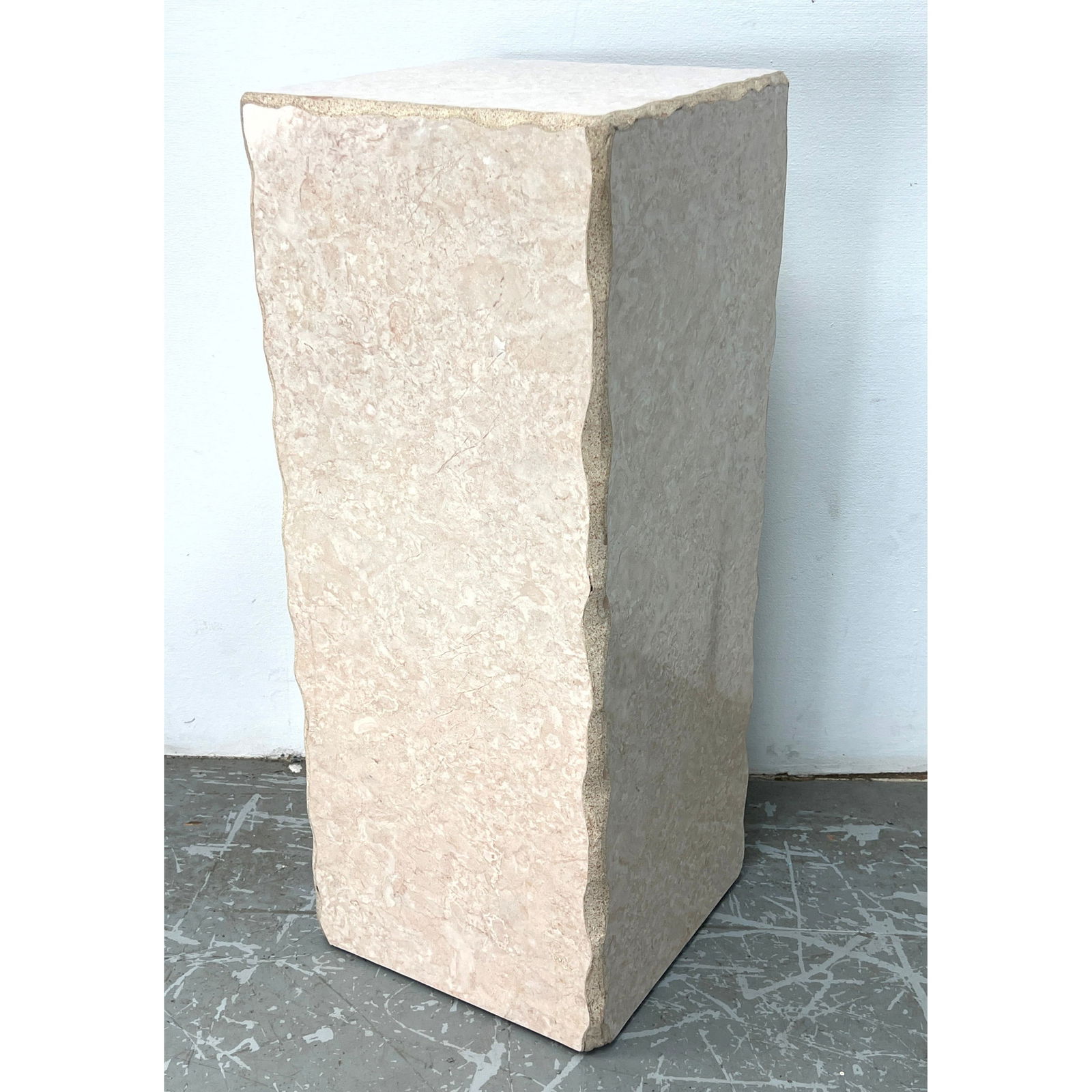 Faux Stone Tall Square Column Display Pedestal. (1 of 10)