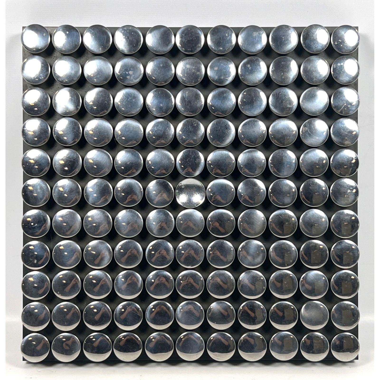 1965 Silvered Bronze Wall Hanging Sculpture by Spanish Artist Xavier Corbero. Yourelief Signed and n (1 of 15)