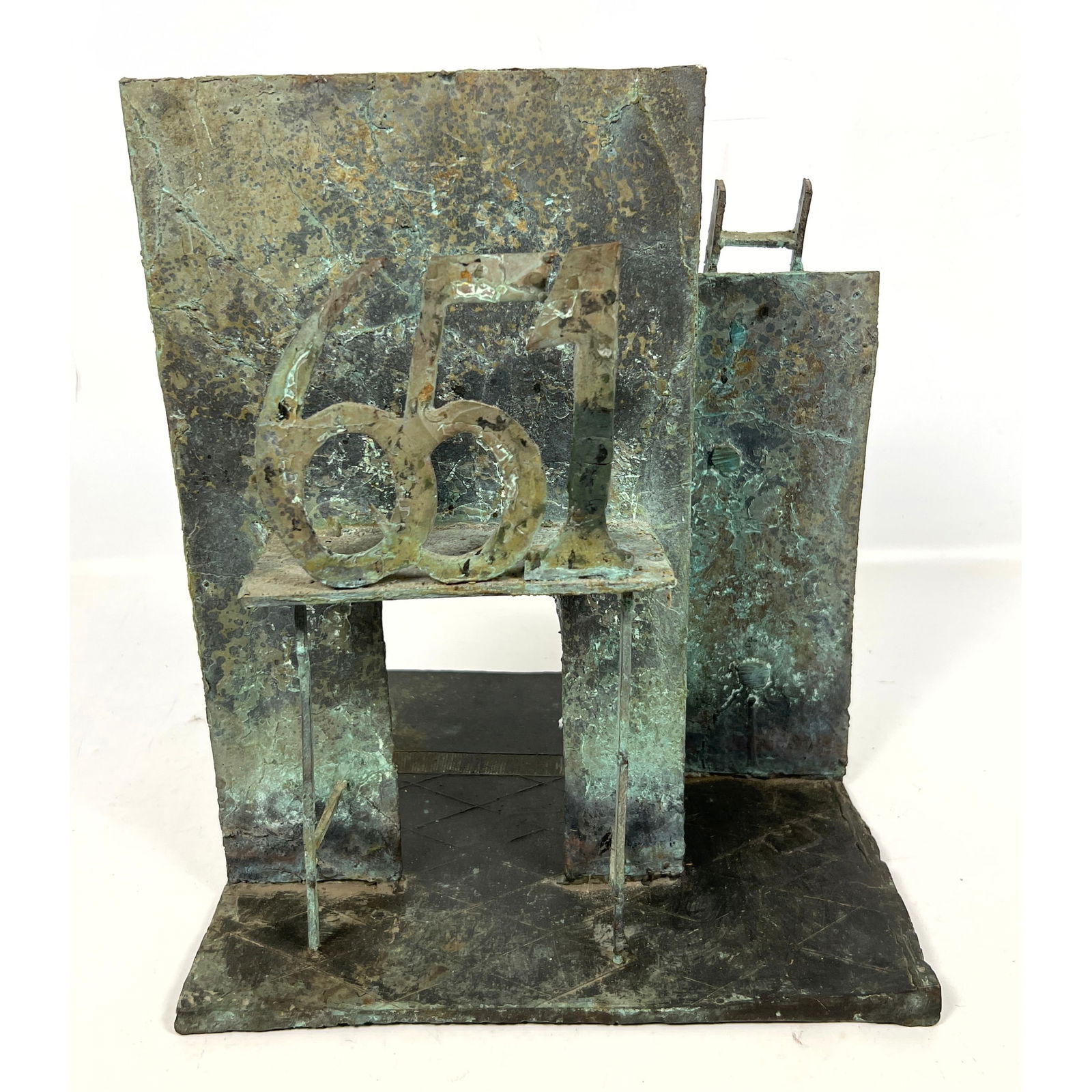 Dennis Leon Modernist Bronze sculpture. (1 of 11)