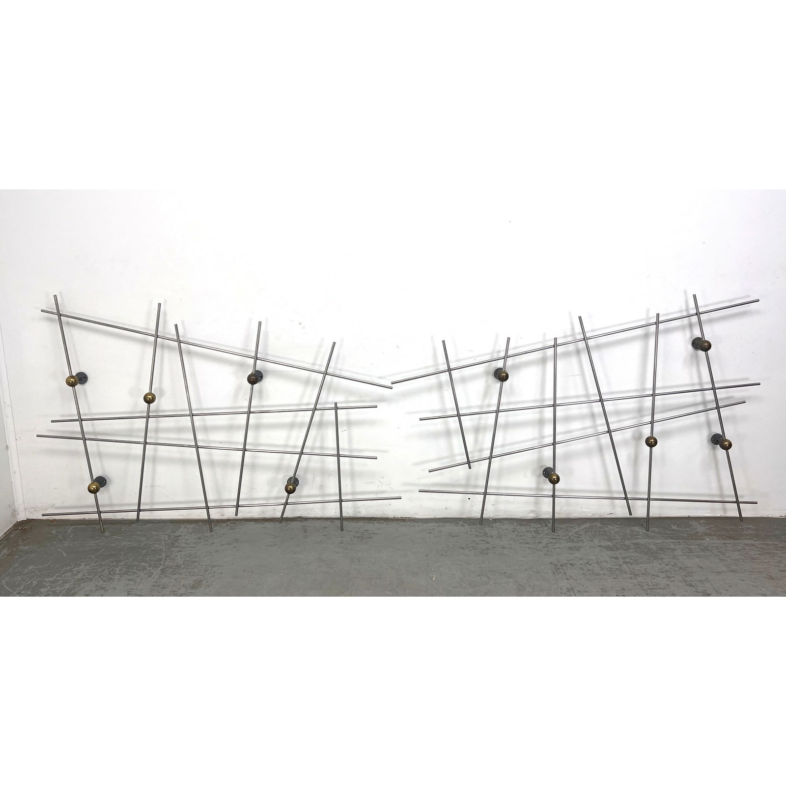 Pair Vintage Large Abstract Modern Custom Artist Wall Sculptures. (1 of 12)