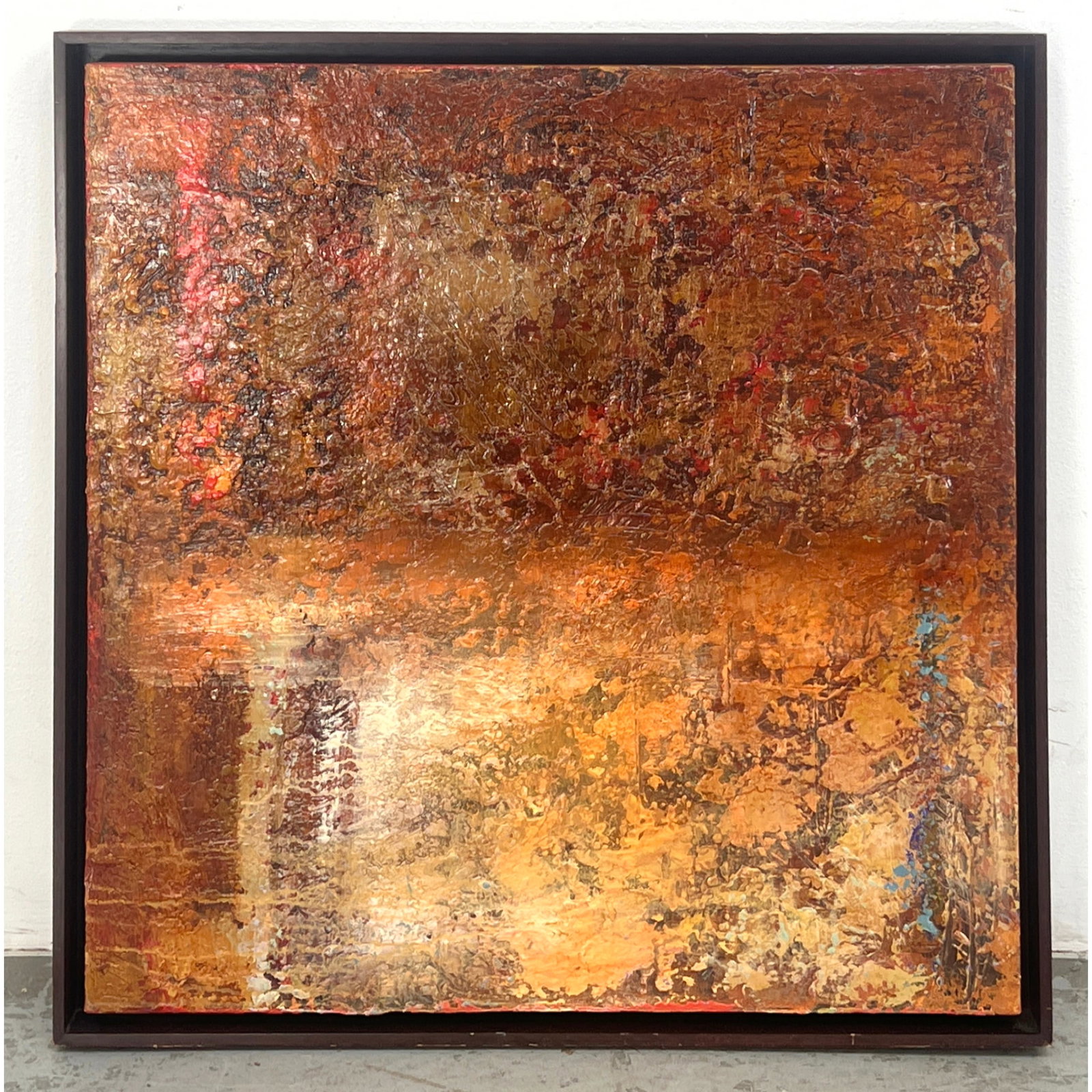 Penny Benjamin Peterson Abstract Modern Painting. Determined: Penny Benjamin Peterson Abstract Modern Painting. Determined Dimensions: Height: 32.5 inches, Width: 32 inches. --- - We offer curbside delivery for most items to NYC, Manhattan, Close Brooklyn, Hobok