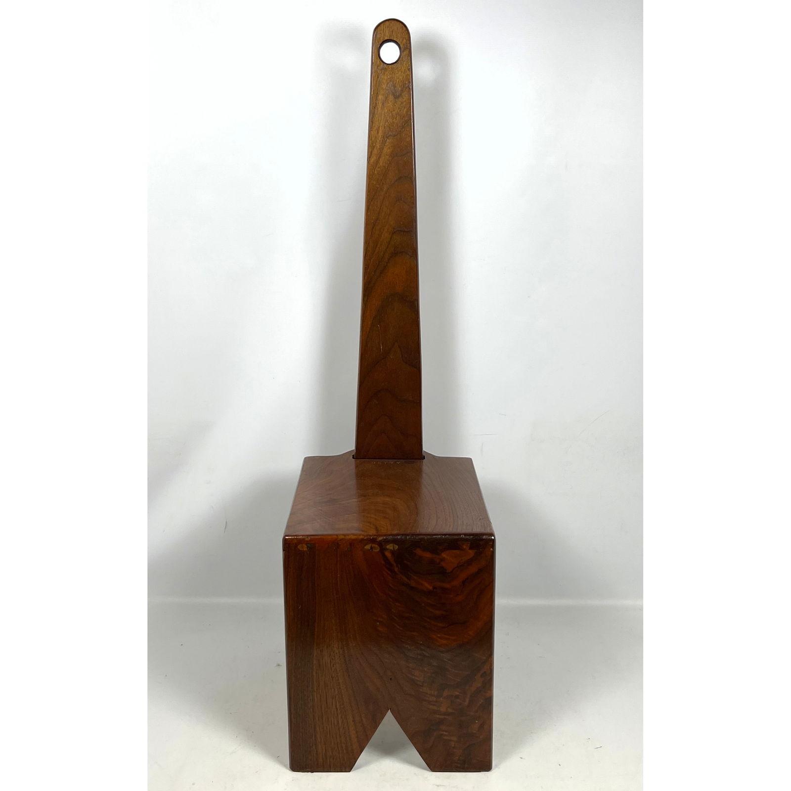 J.Wolfe Studio Woodworker 1999 Step Stool with Tall Handle.  Betty. (1 of 13)