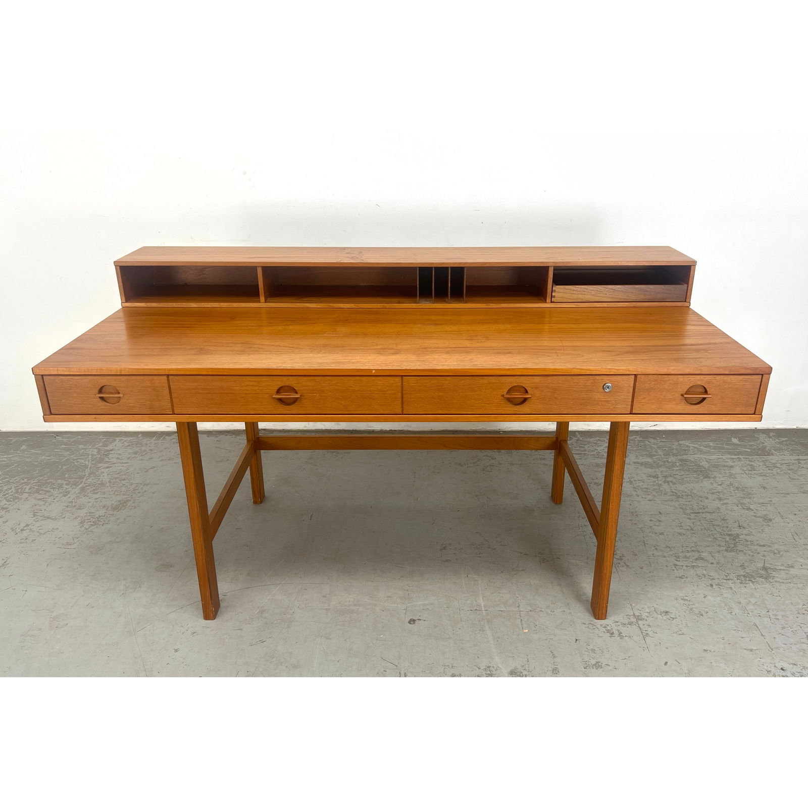 Peter Lovig Dansk Design partner's Desk. Danish Modern Teak. (1 of 18)