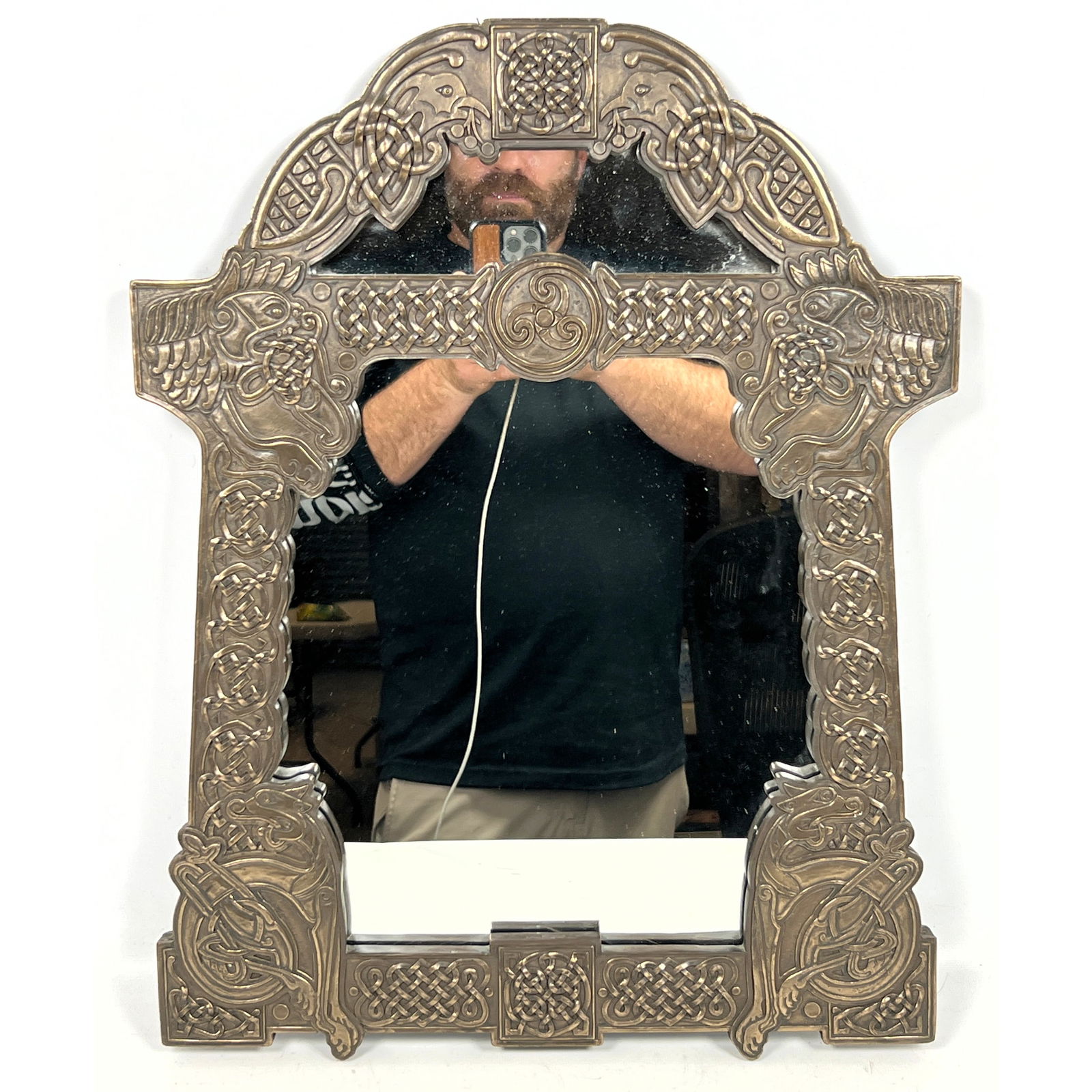 Veronese 2006 Decorative Wall Mirror. Celtic Style Frame. (1 of 10)
