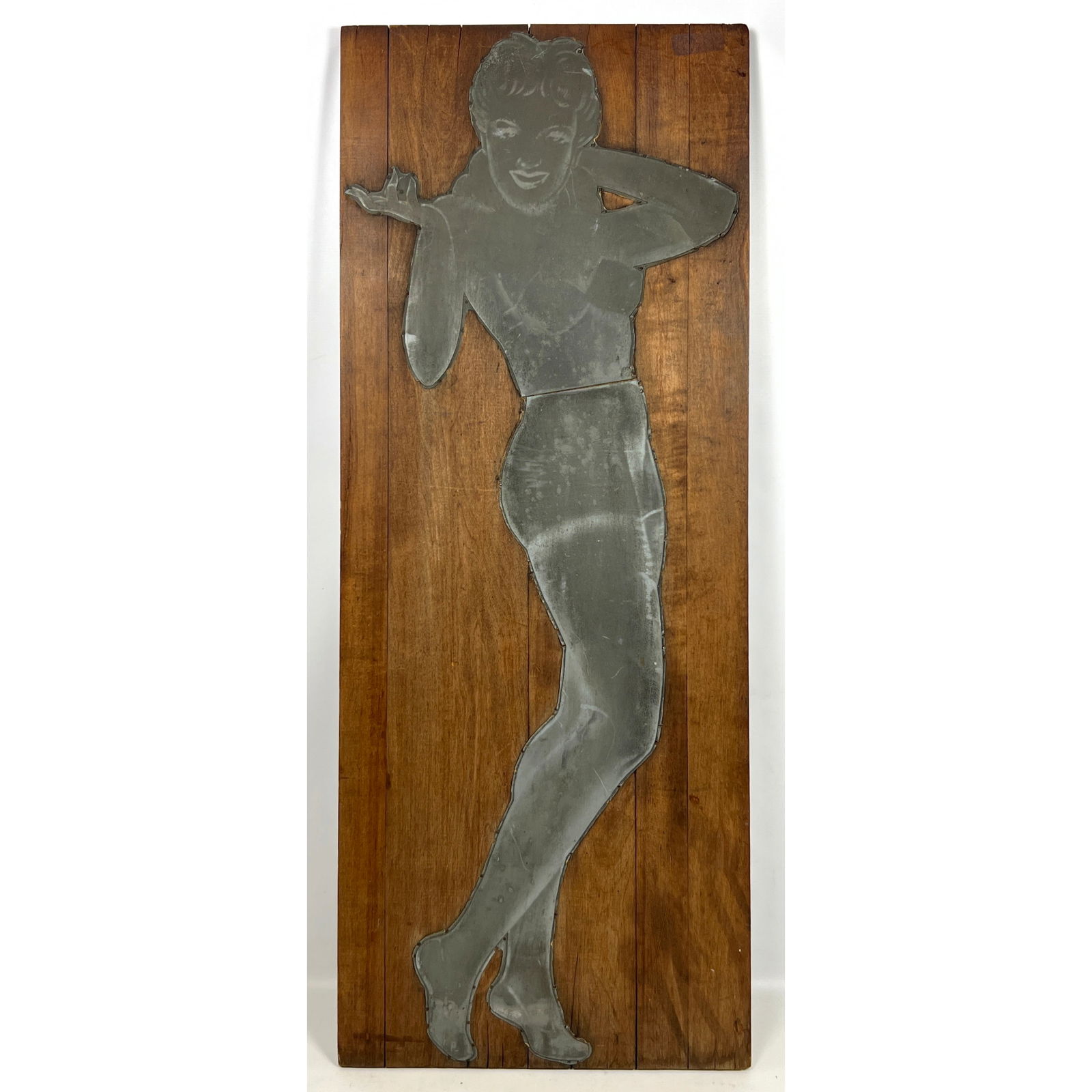 Large Betty Grable Typeset printing plate. Vintage pin up. (1 of 5)
