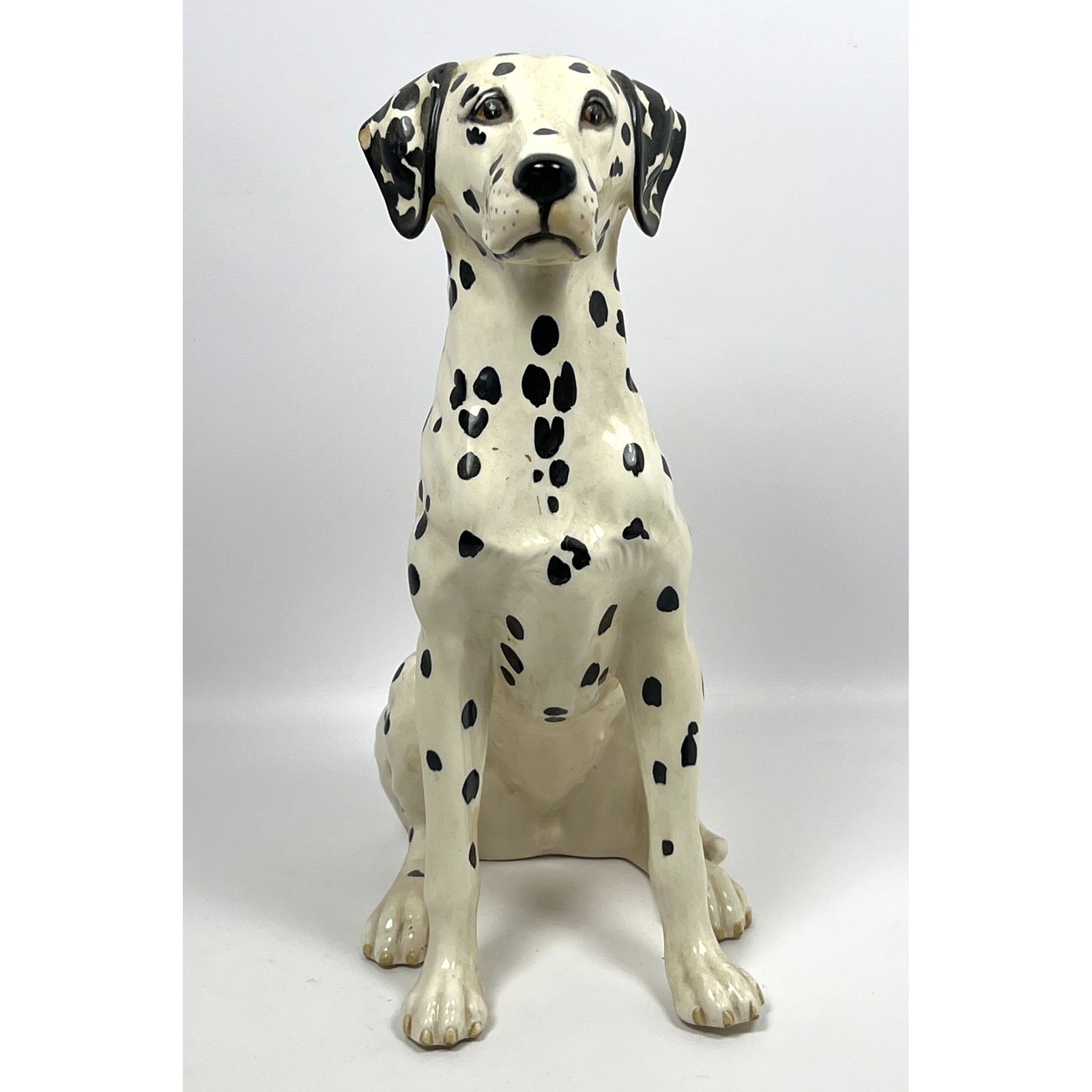 Large Beswick Seat Dalmatian Porcelain Figure Sculpture. (1 of 9)