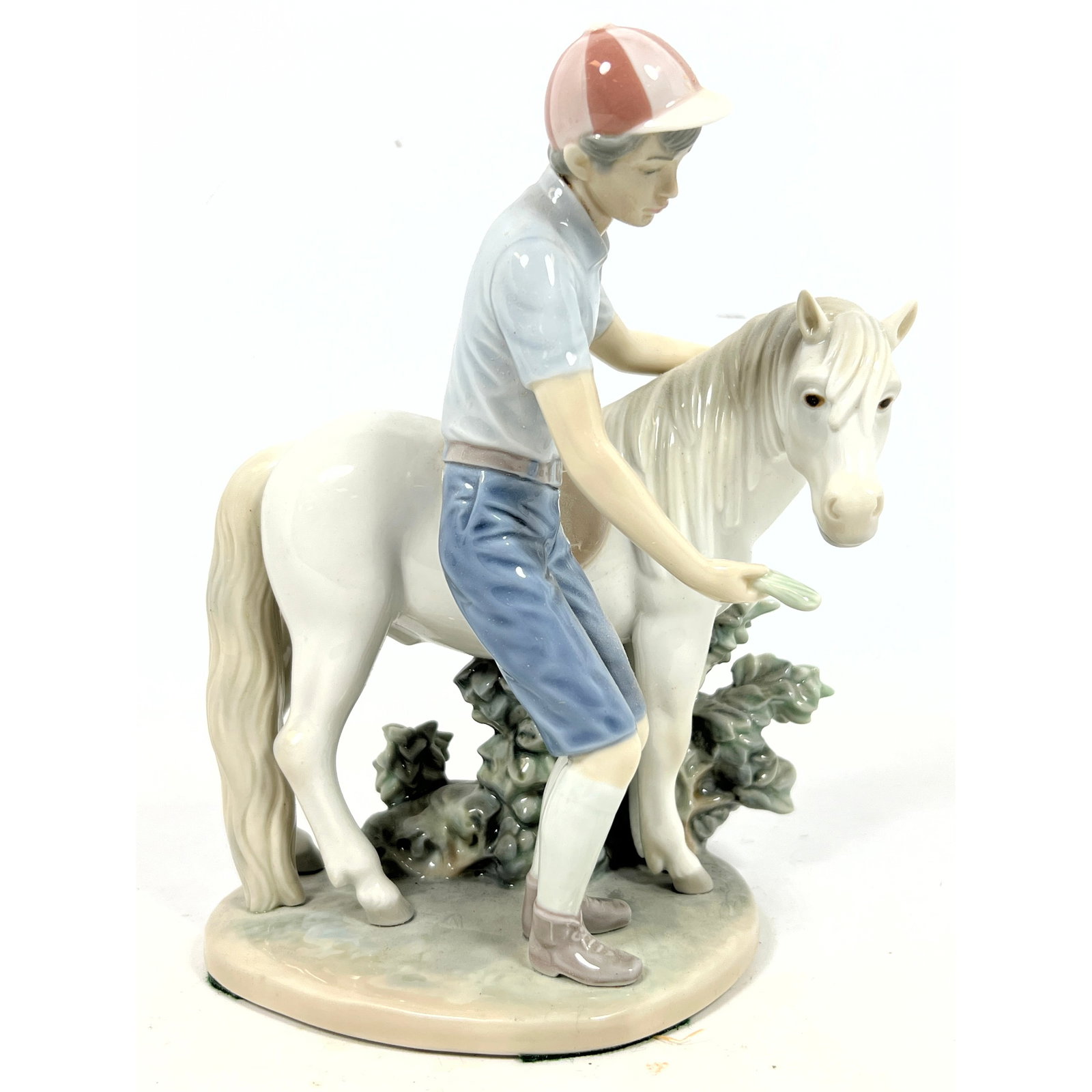 Lladro Porcelain Figure sculpture.  A Boy And His Pony (1 of 10)
