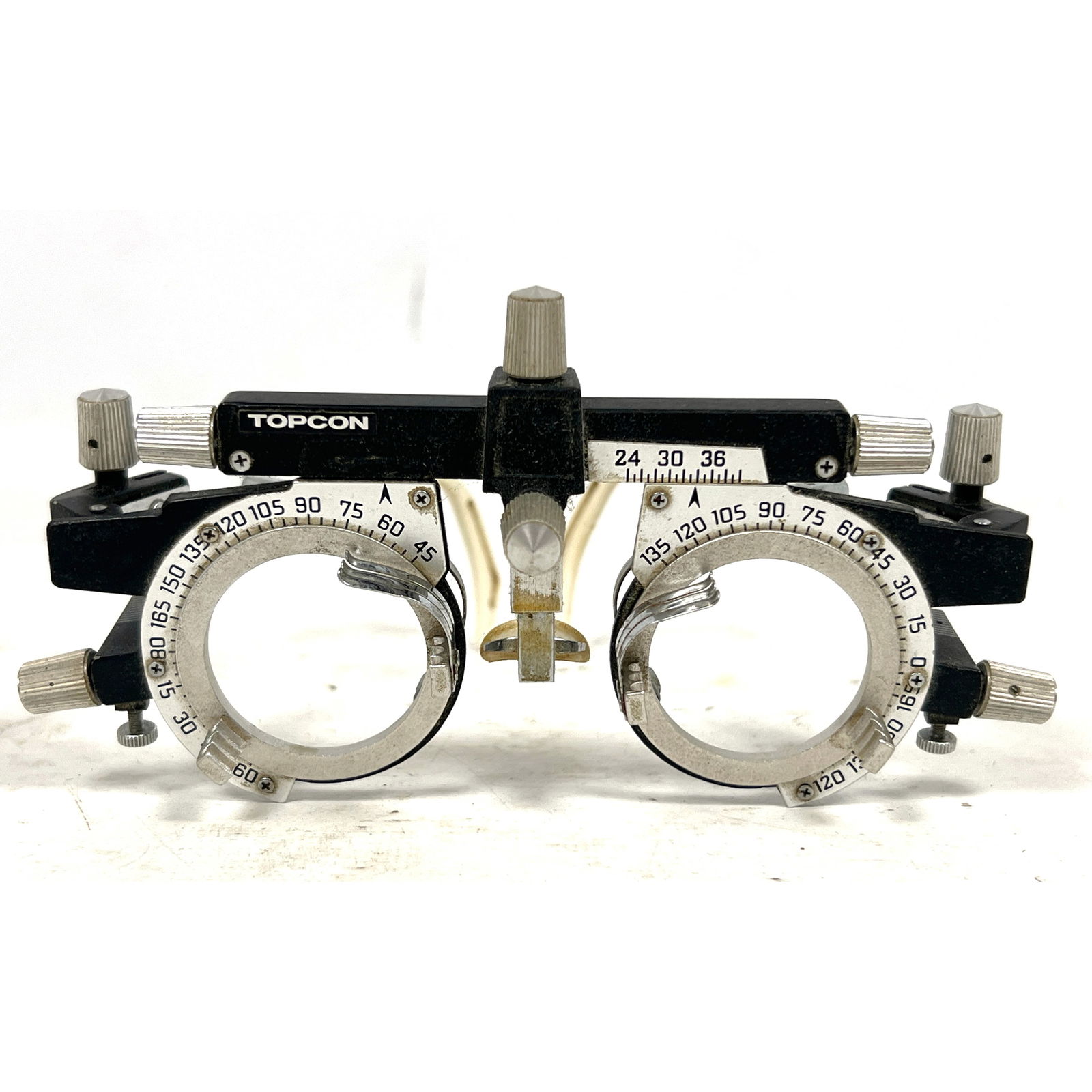 Vintage TOPCON ophthalmic trial lens frame, designed as a medical instrument for optometry (1 of 7)