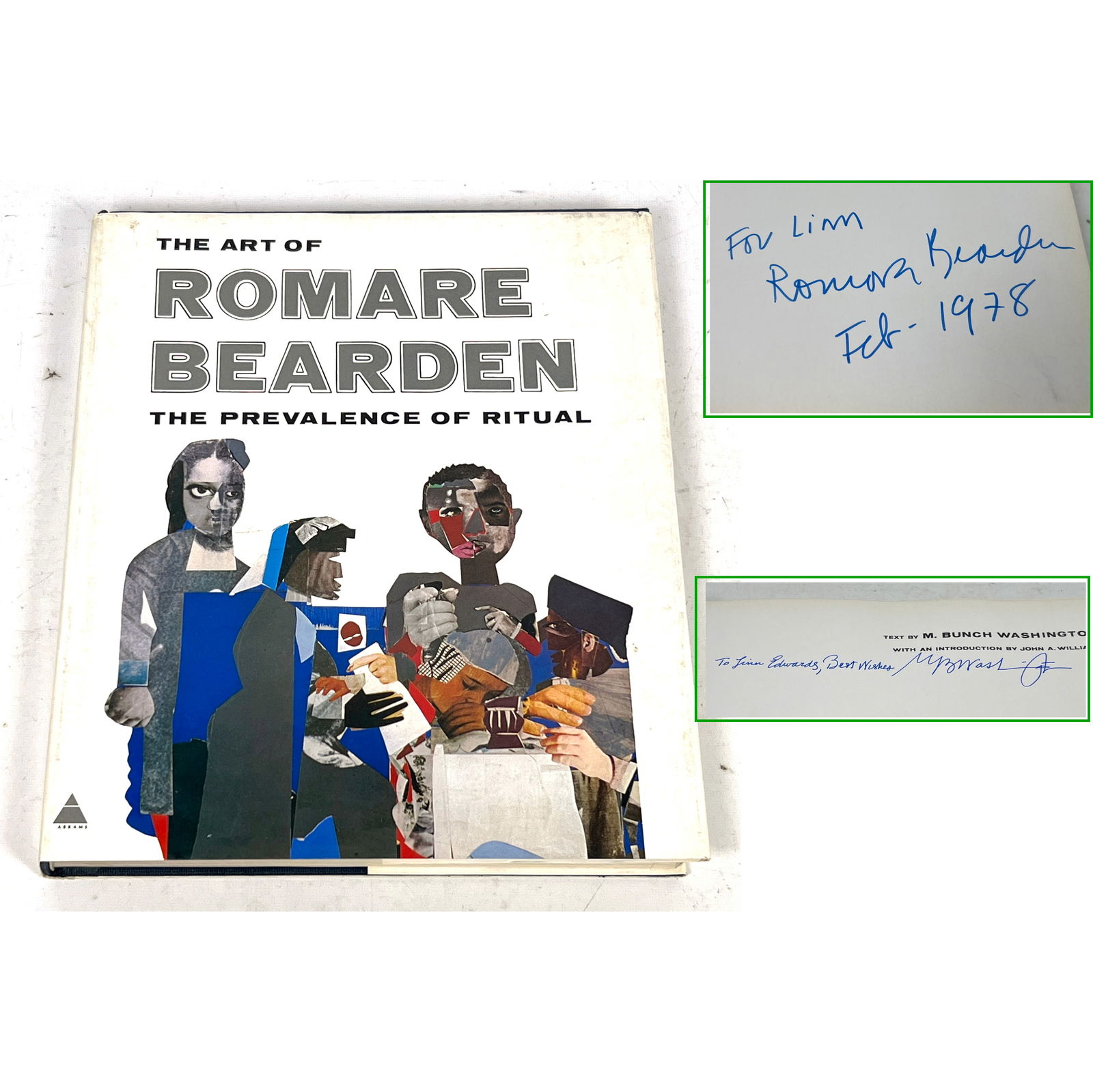 Signed Romare Bearden Book. 1978. Signed by Author Also. (1 of 11)