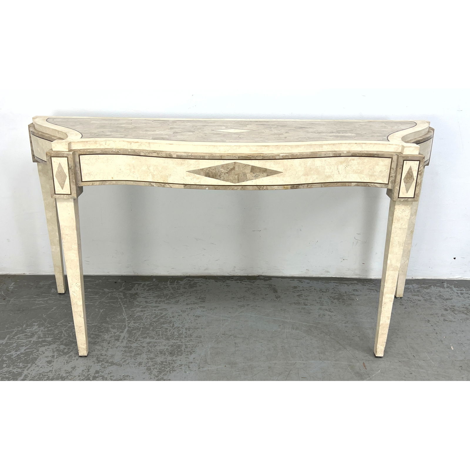 Decorator Tessellated Stone Veneer Console Table. (1 of 11)