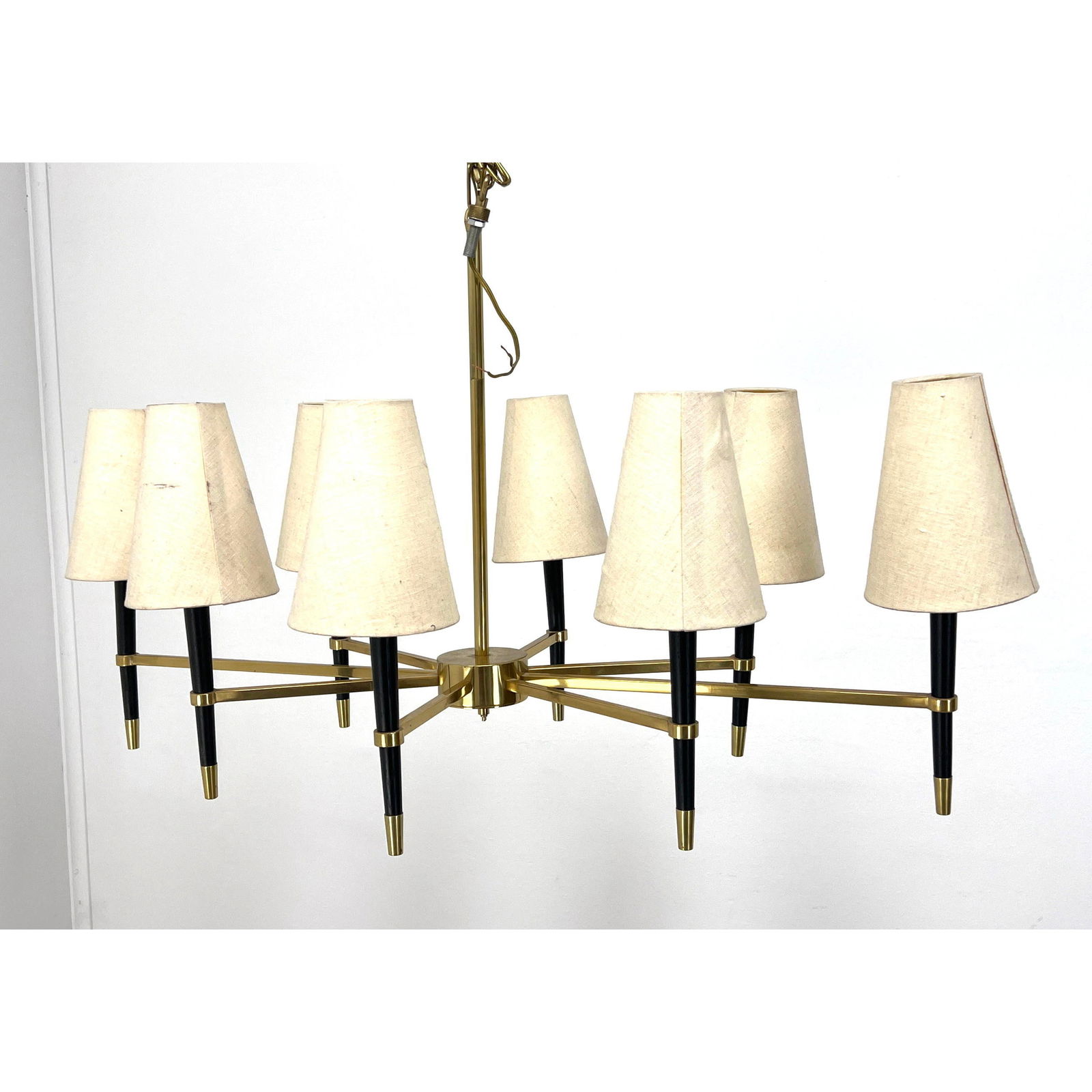 Large Conteporary Modern Chandelier Lamp. Parzinger style. (1 of 11)