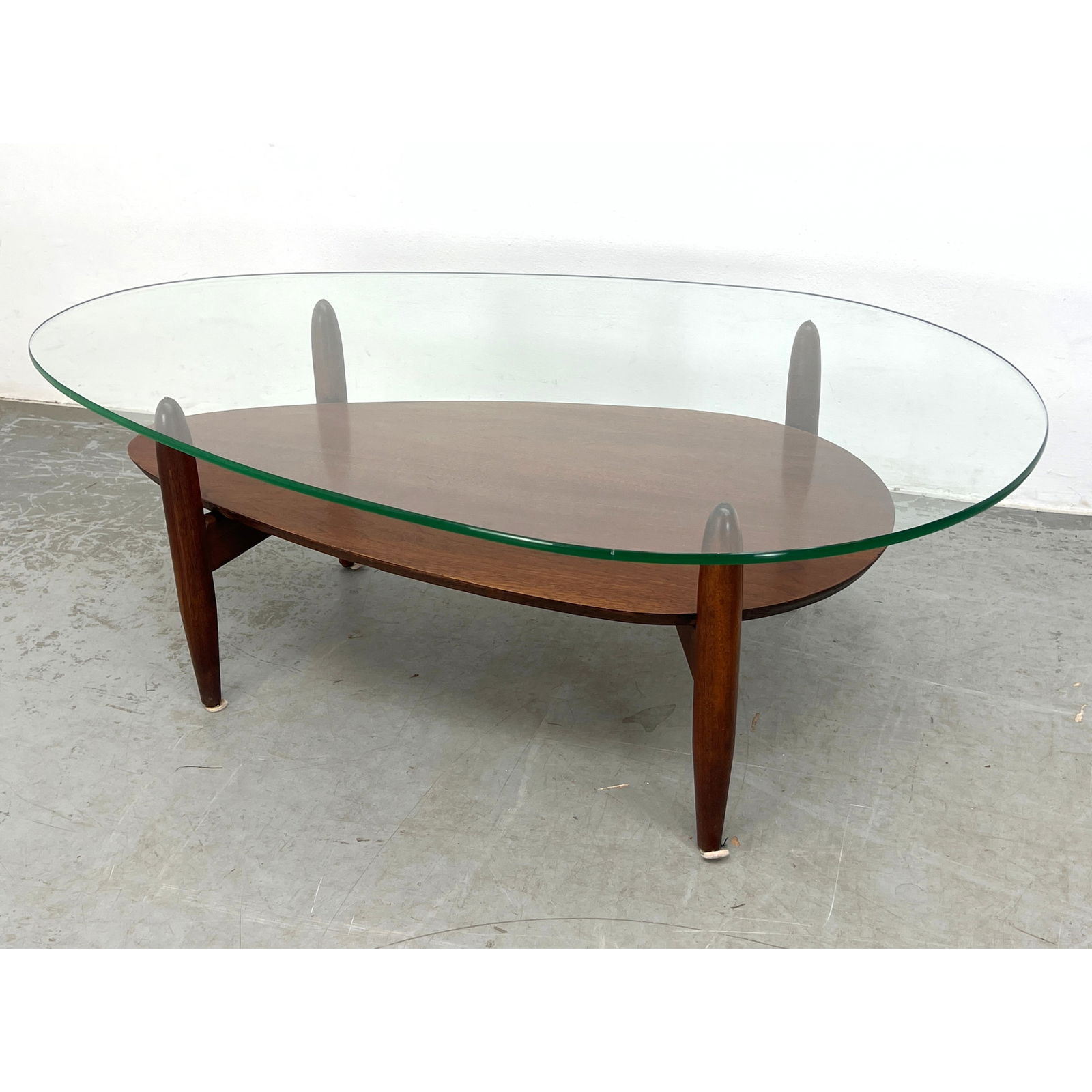 Adrian Pearsall Sculptural Mid Century Teardrop Coffee Table in Walnut. Craft Associates. Identical (1 of 10)