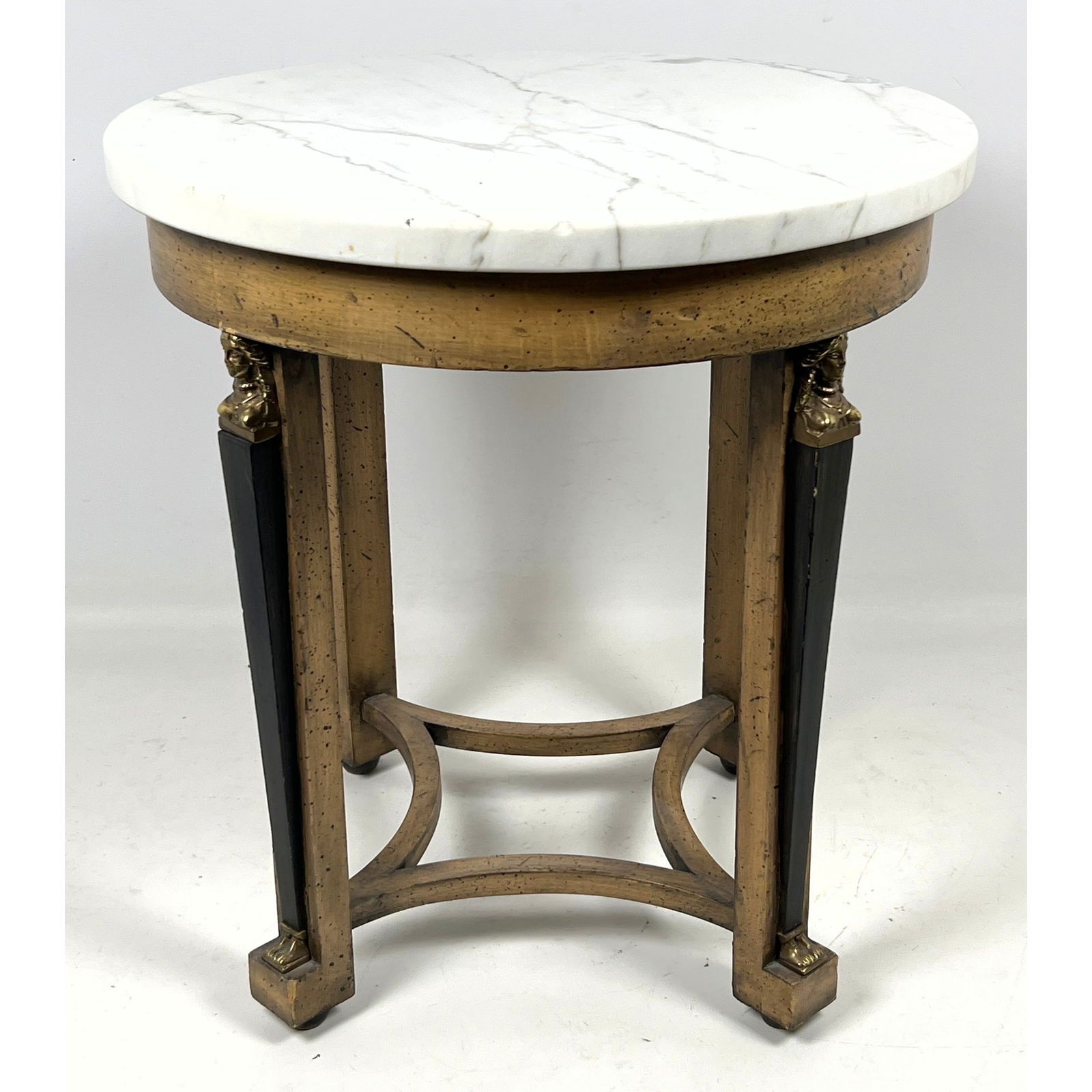Small Regency Style Fern Stand Table with Marble Top. (1 of 10)