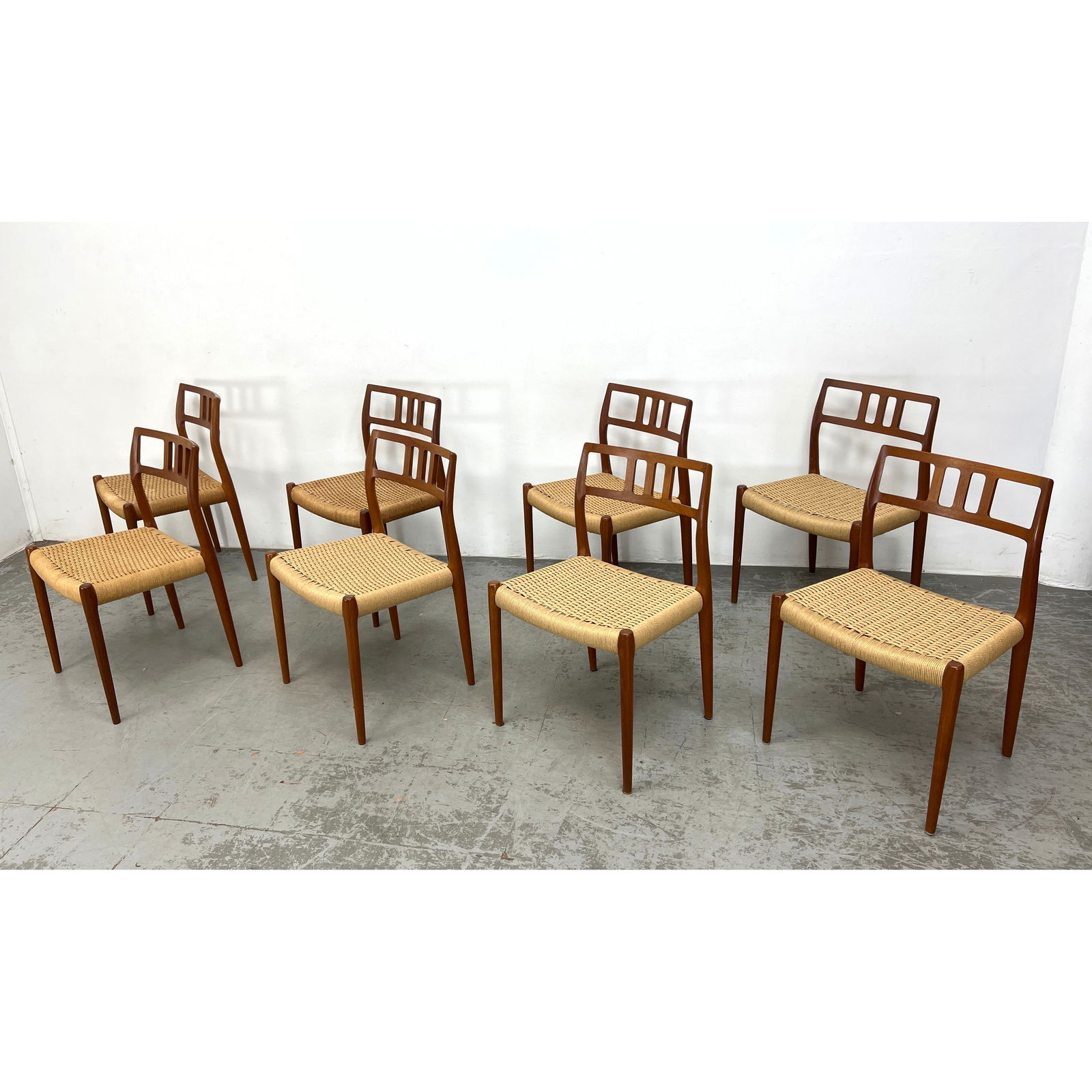Set of 8 Niels O. Moller Model 79 dining chairs (1 of 12)
