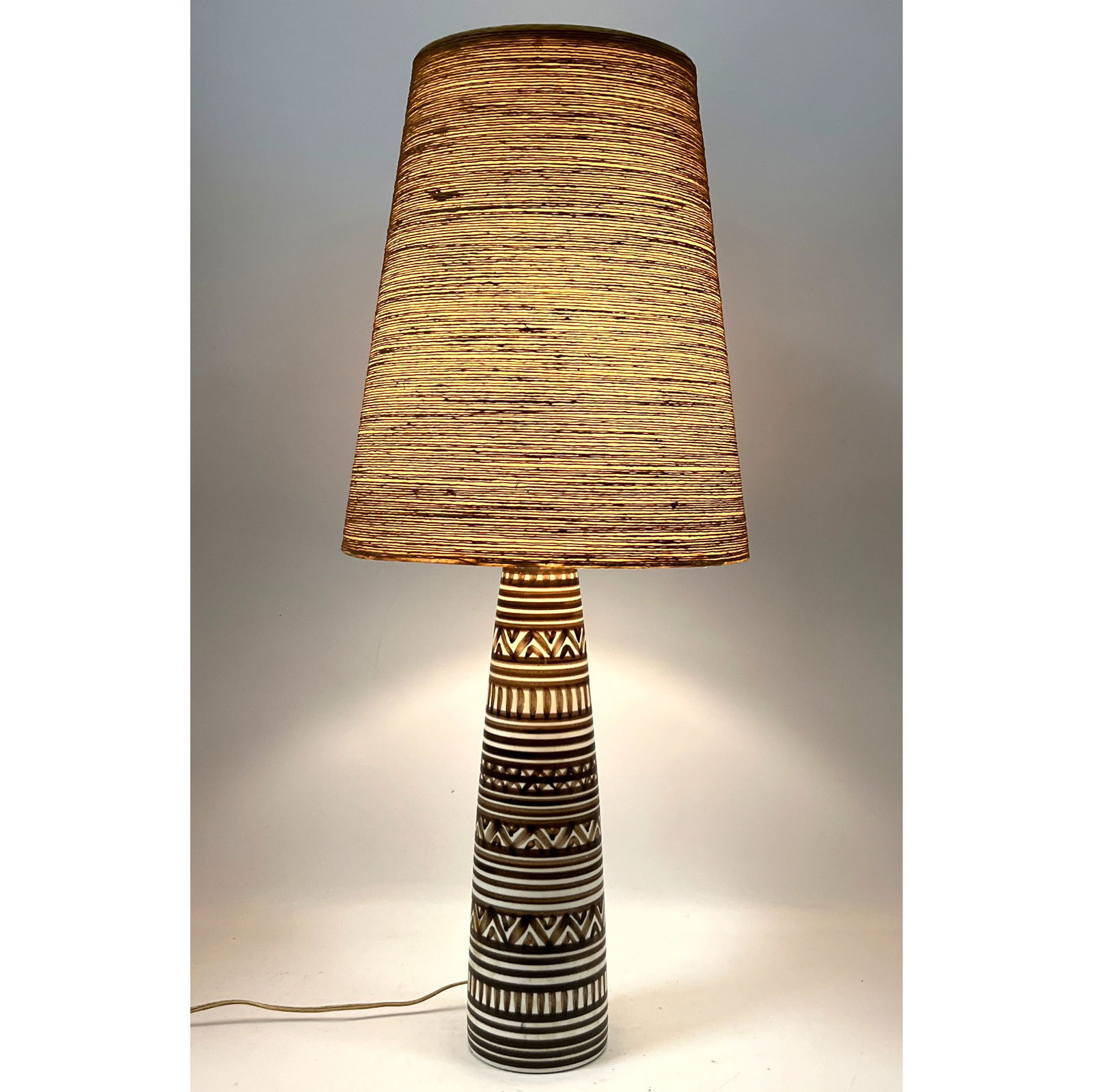 Gunnar and Lotte Bostlund Table Lamp Tribal Pattern (1 of 15)