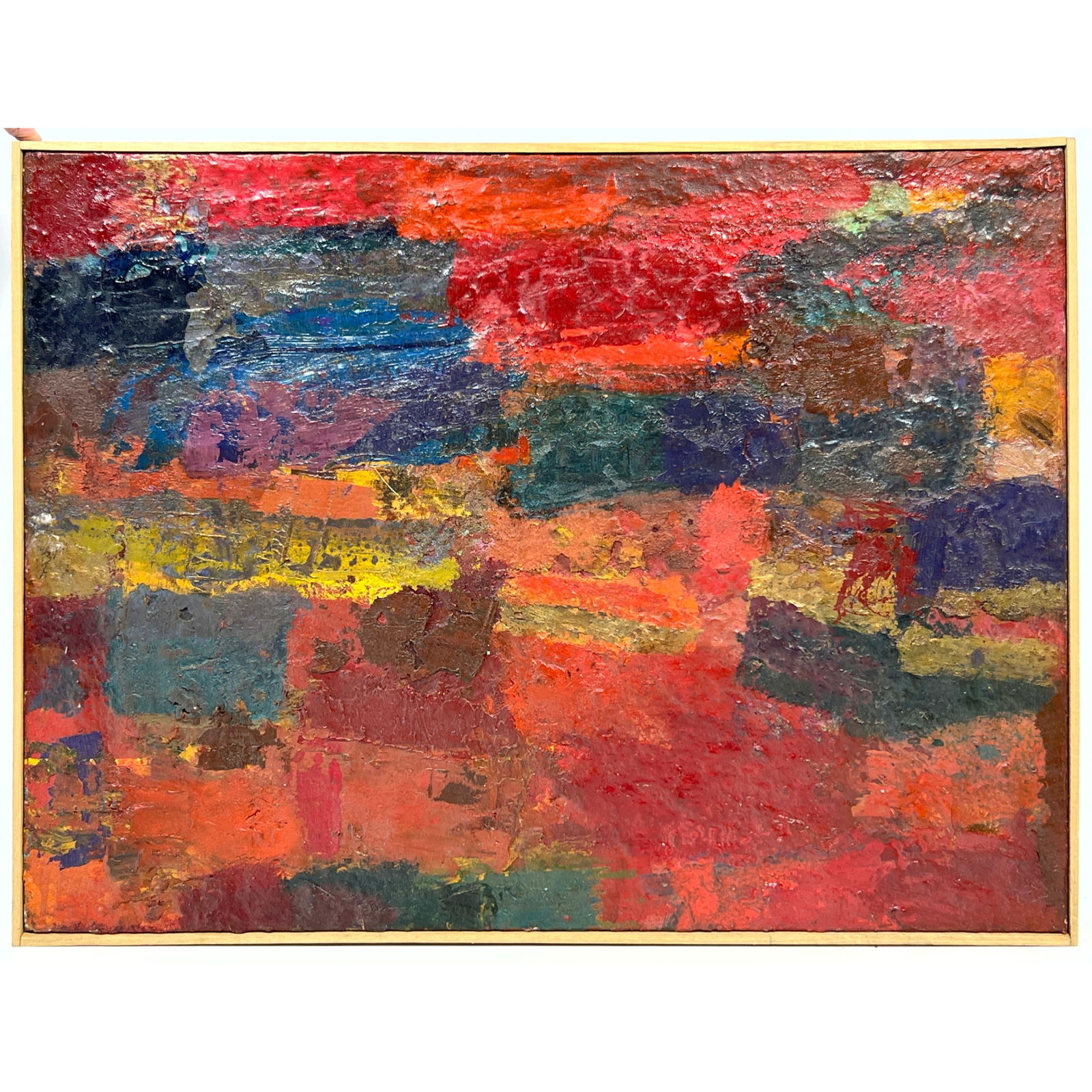 Daniel Buckler abstract painting on canvas. Sentier pour La mer' (Path to the sea / Seaside path) 19 (1 of 8)