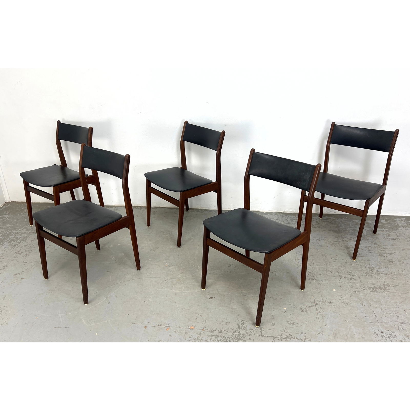 Set 5 Danish Modern Side Dining Chairs. Erik Buch style. (1 of 14)