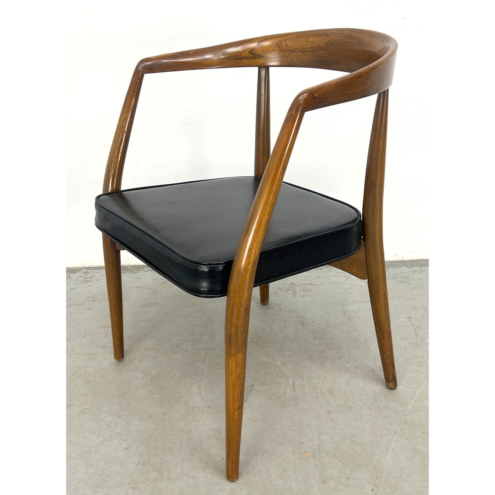 Lawrence Peabody Mid Century Modern Walnut Dining Chair: Lawrence Peabody Mid Century Modern Walnut Dining Chair Dimensions: Height: 30 inches, Width: 22 inches, Depth: 19 inches. - Seat Height: 18 inches --- - We offer curbside delivery for most items to N