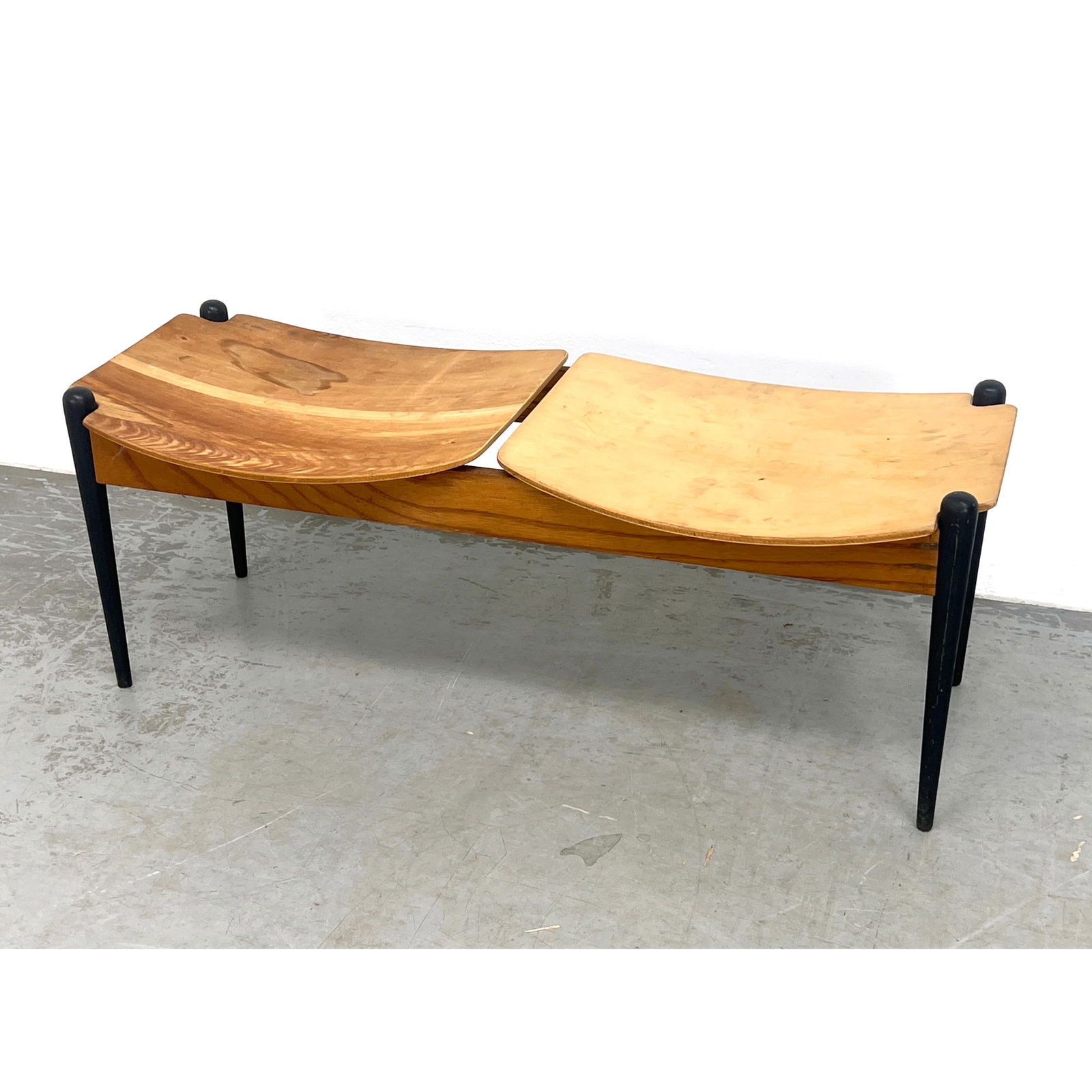 Umanoff Style 2 Seat Bench. Concave seats. (1 of 6)