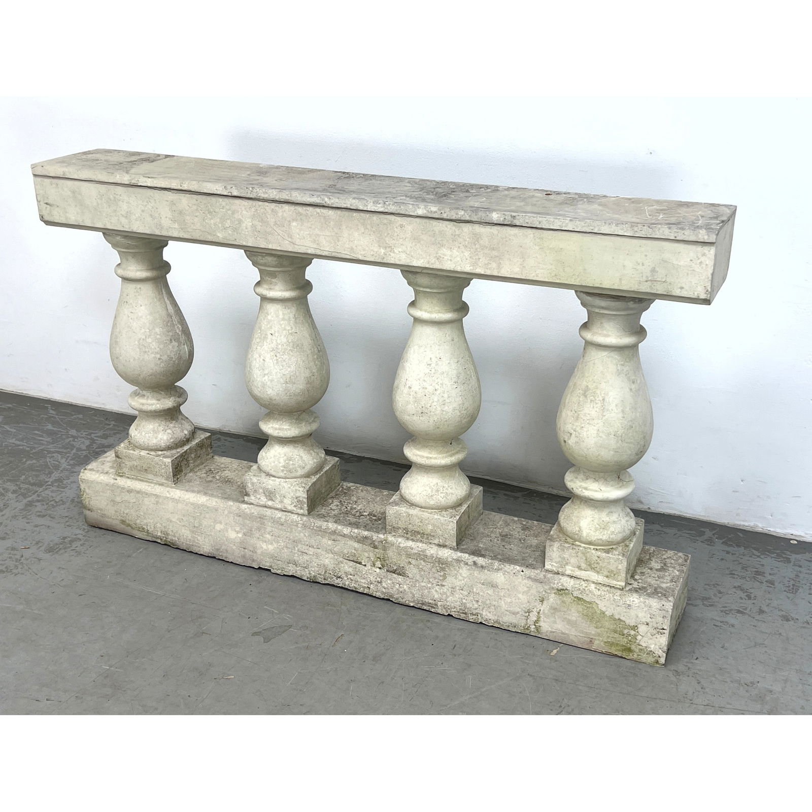 Fiberglass Architectural Baluster Railing. Four Baluster forms Support Top Rail. Balustrade. (1 of 15)