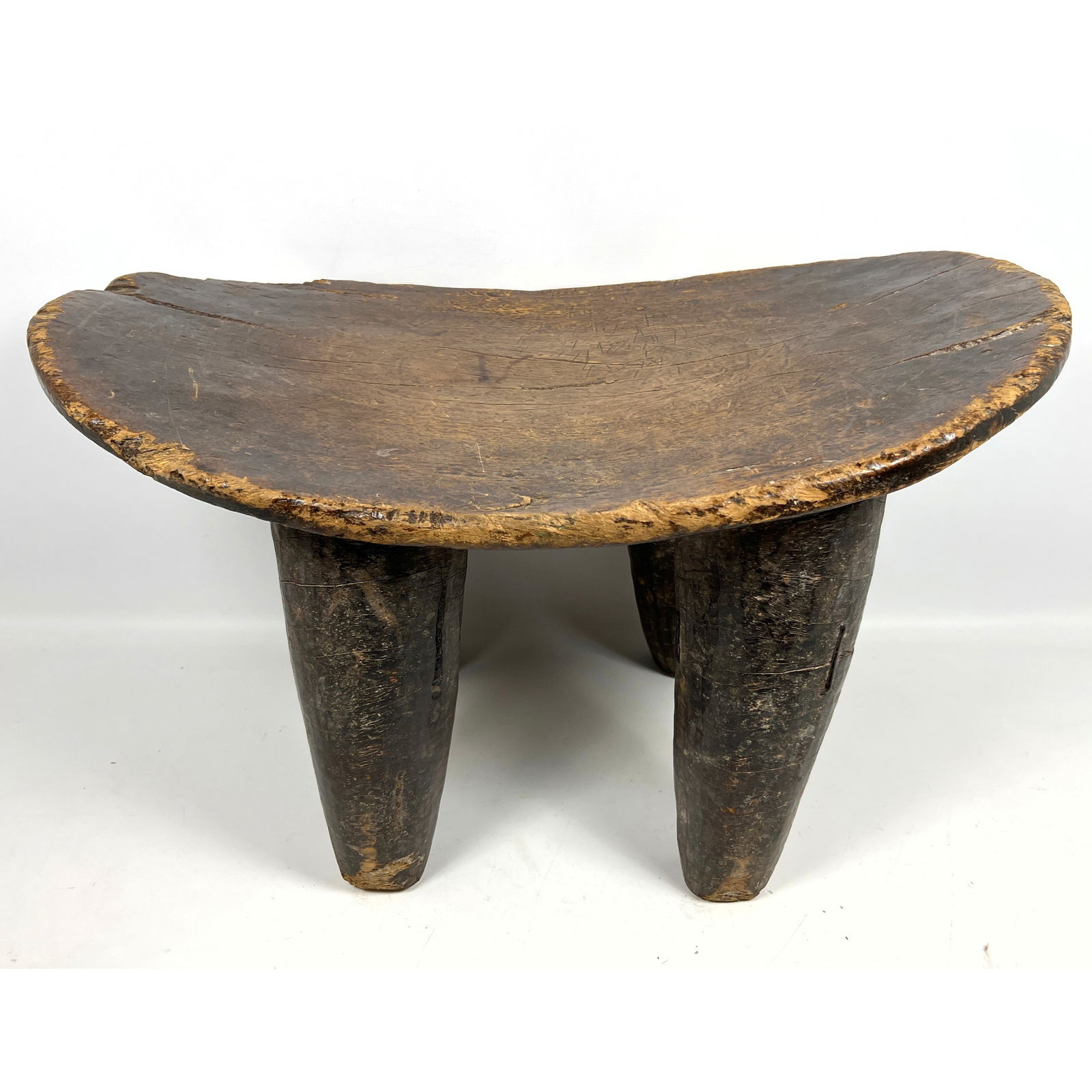 Vintage Carved Wood Senufo Stool. (1 of 10)