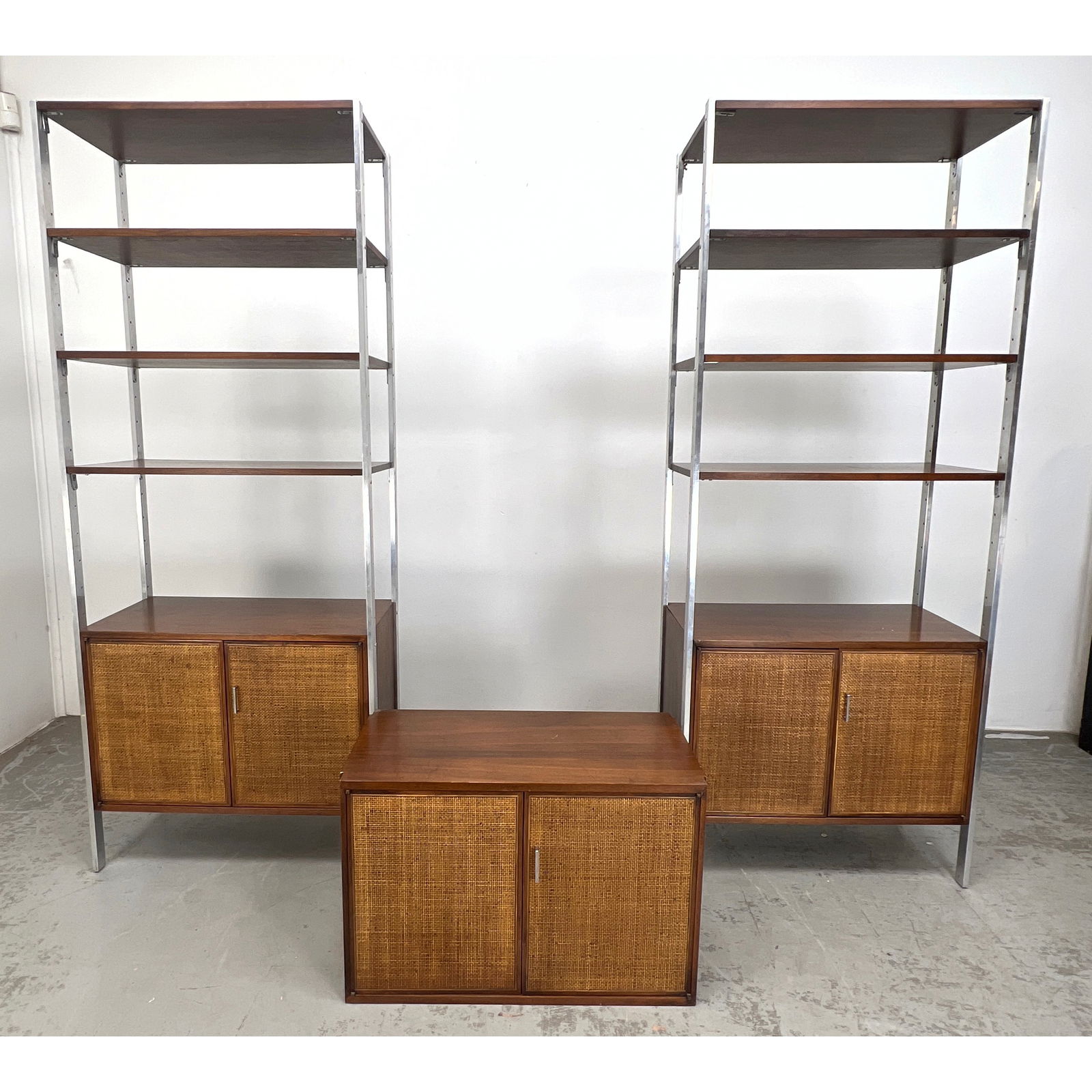 Jack Cartwright for Founders Shelving Bookcase Display System.: Jack Cartwright for Founders Shelving Bookcase Display System. Dimensions: Height: 82.5 inches, Width: 32.75 inches, Depth: 16 inches. --- - We offer curbside delivery for most items to NYC, Manhattan