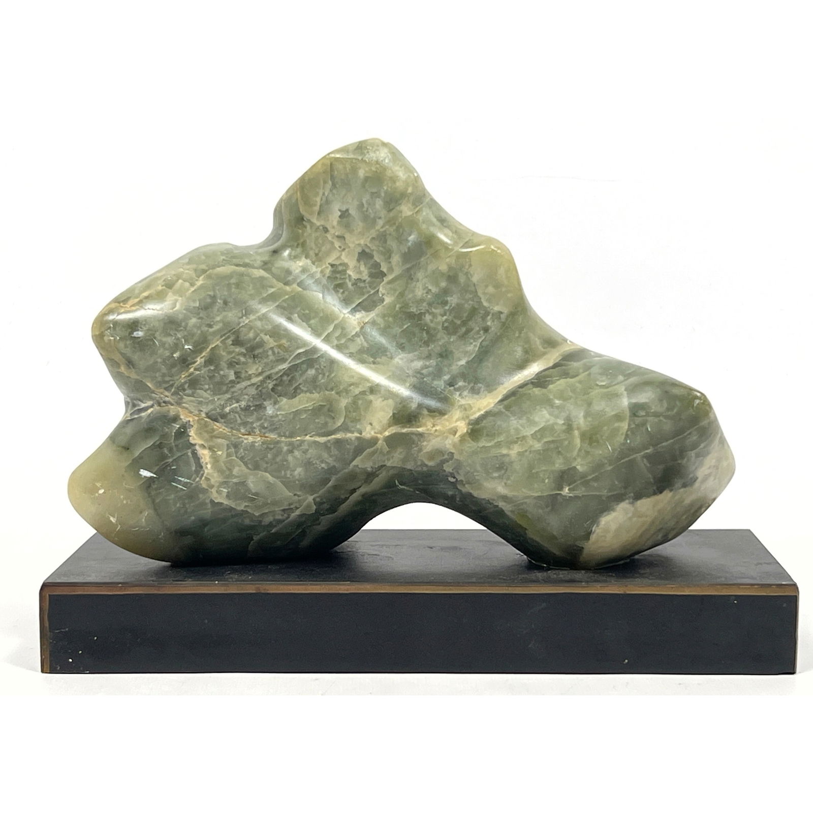 Abstract Modern stone Sculpture. Possibly Jade. (1 of 10)