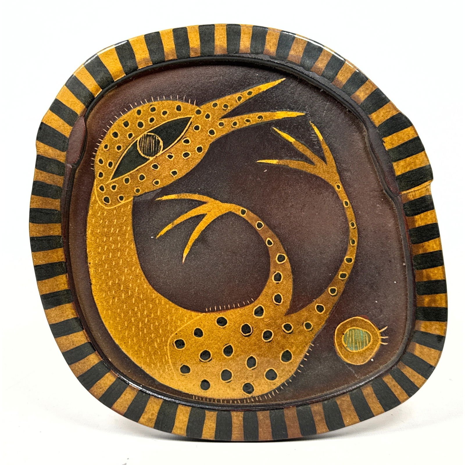 Margaret Struckmeier 1988 Pottery Sculpture Tray. Scotland (1 of 10)
