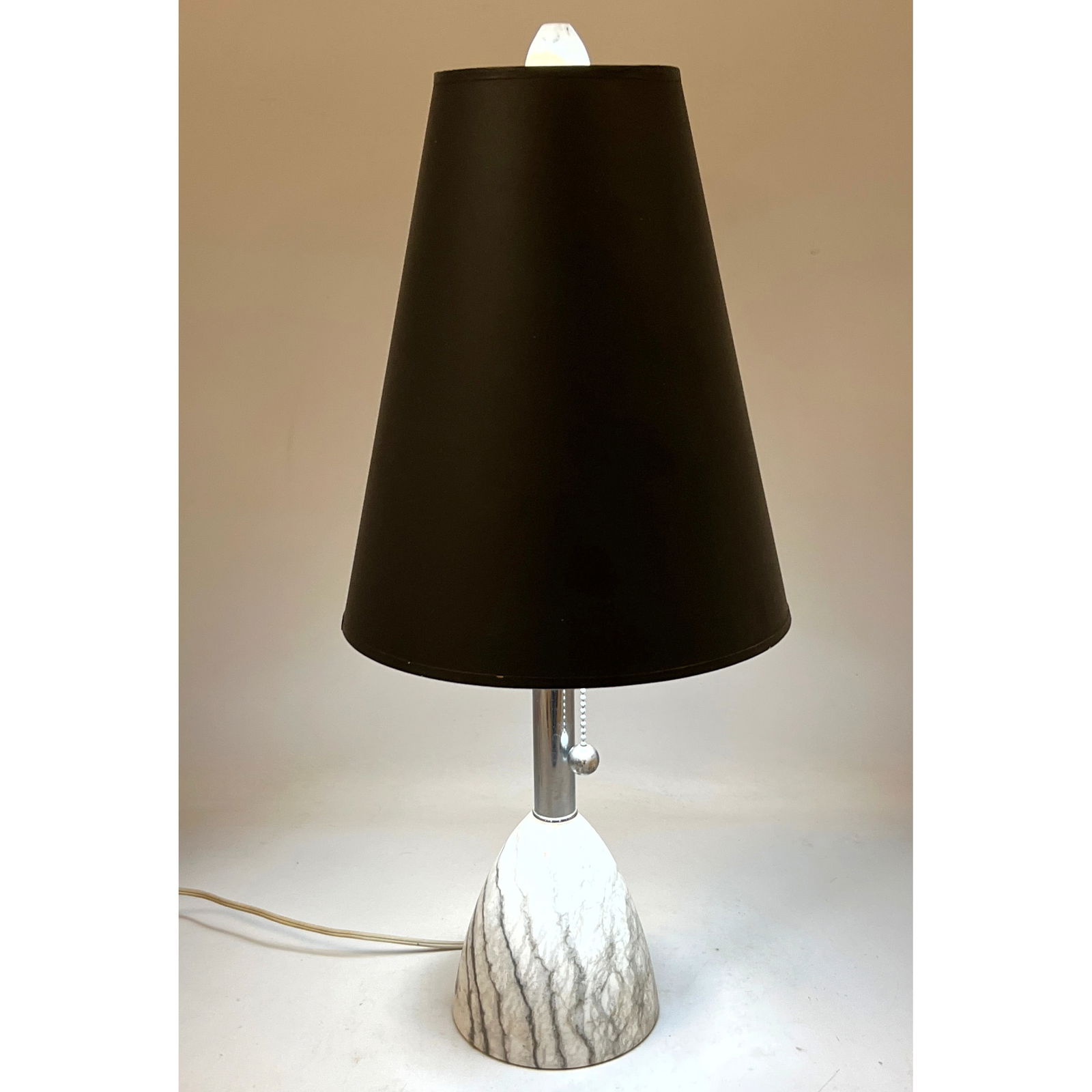 Modernist Conical Marble Base Table Lamp. (1 of 12)