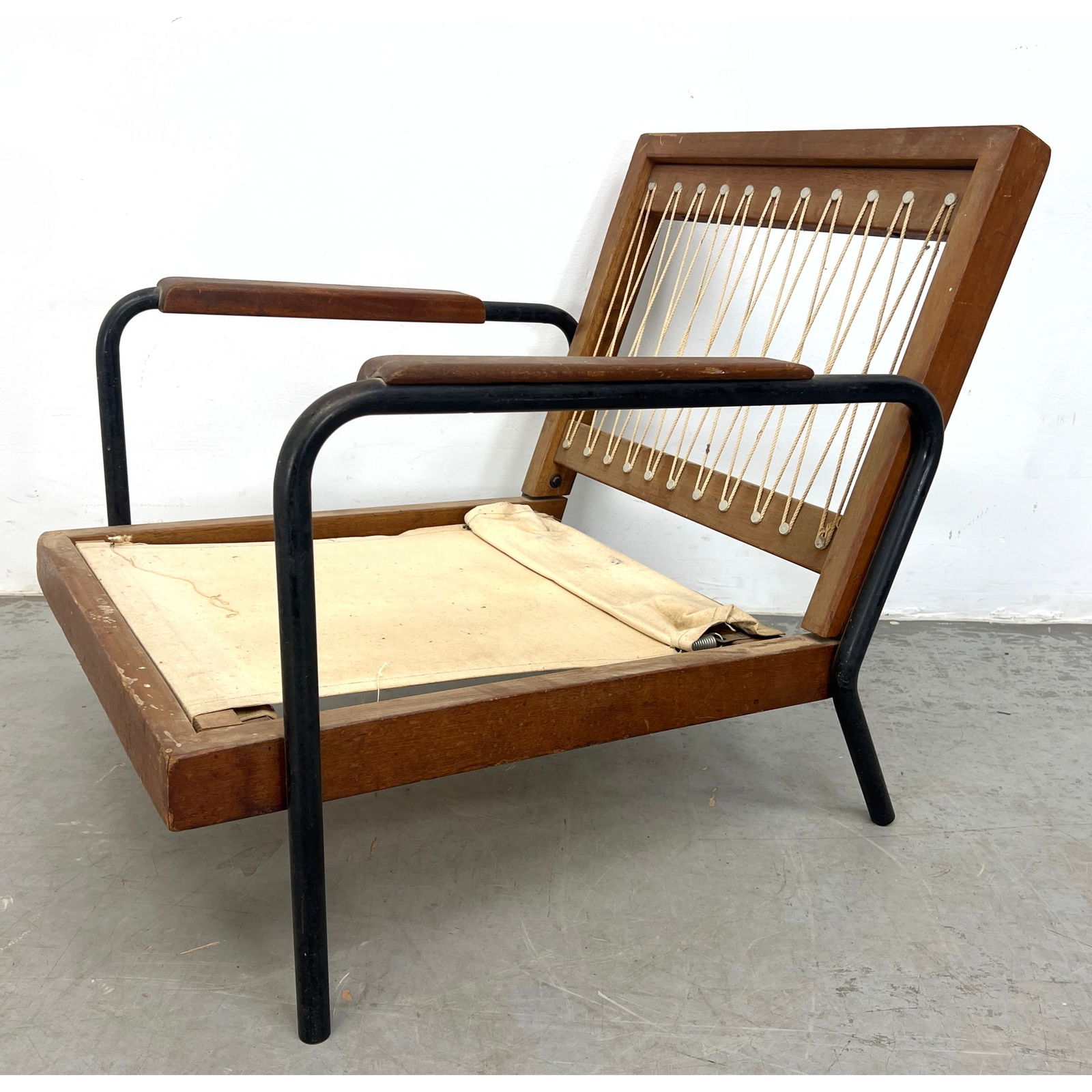 Vista of California Lounge Chair. Metal and wood. No cushions. (1 of 9)