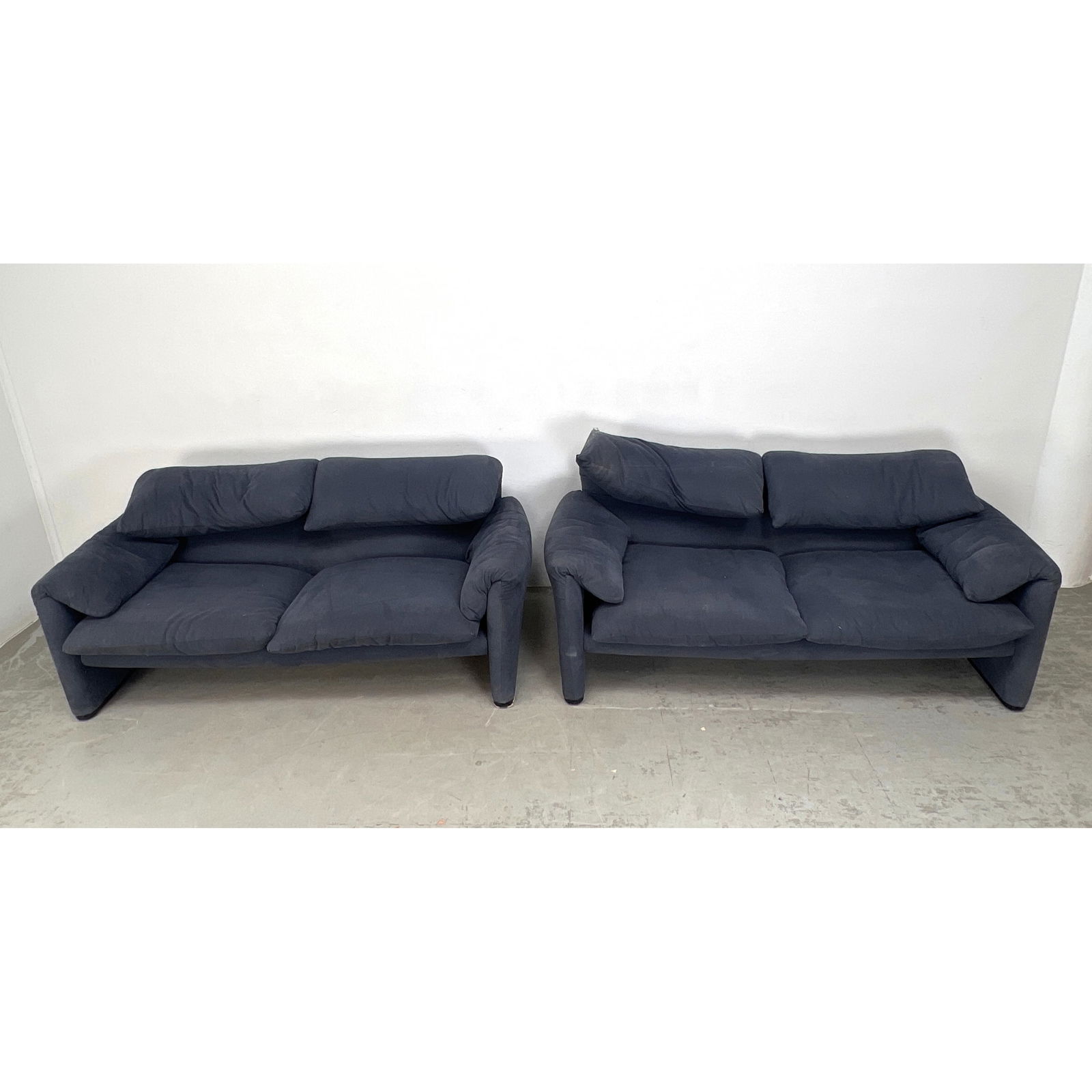 Pair Vico Magistretti Maralunga Sofa Couches. (1 of 16)
