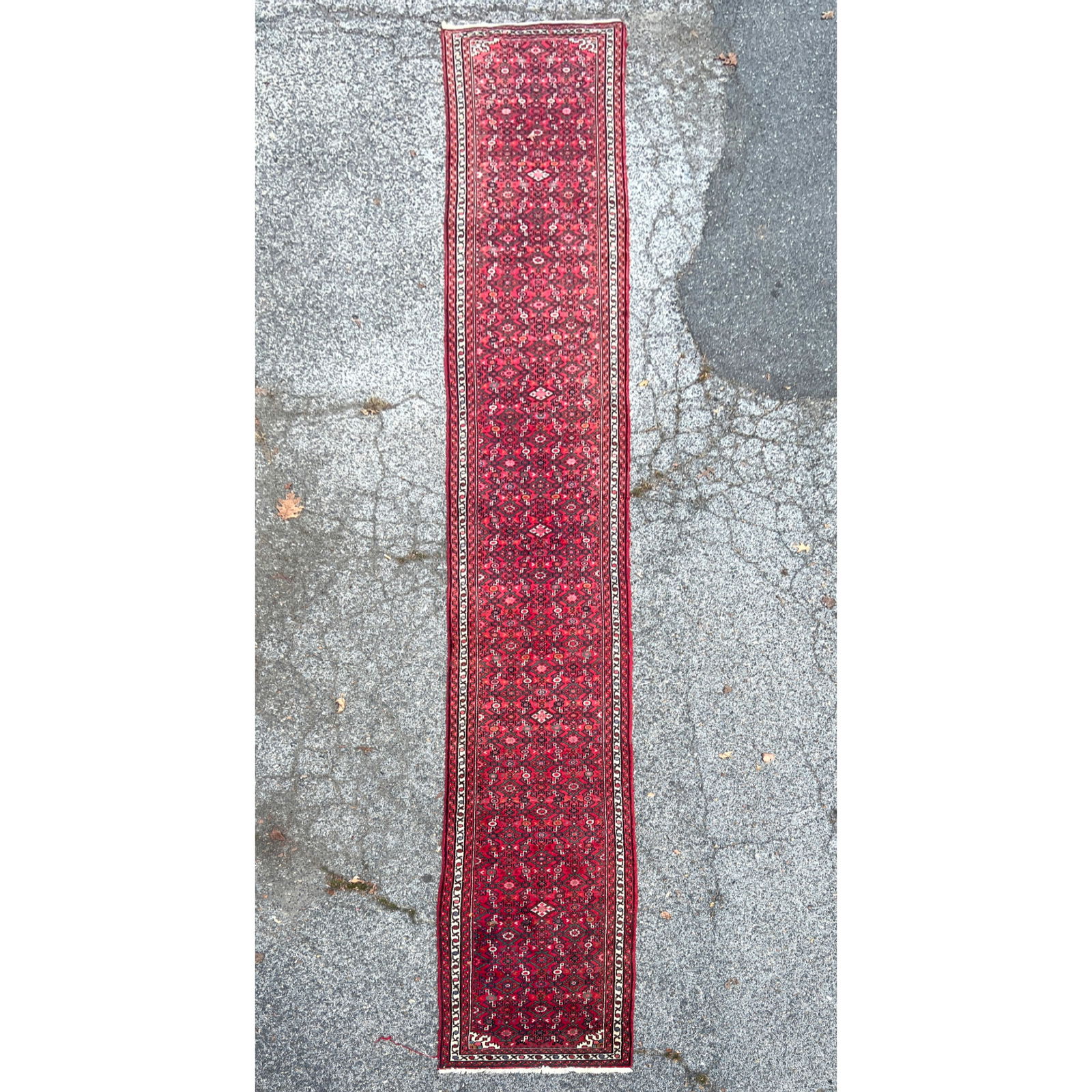 2'9 X 19' Handmade Oriental Carpet Rug Runner. Hussainabad. Persian wool. (1 of 9)