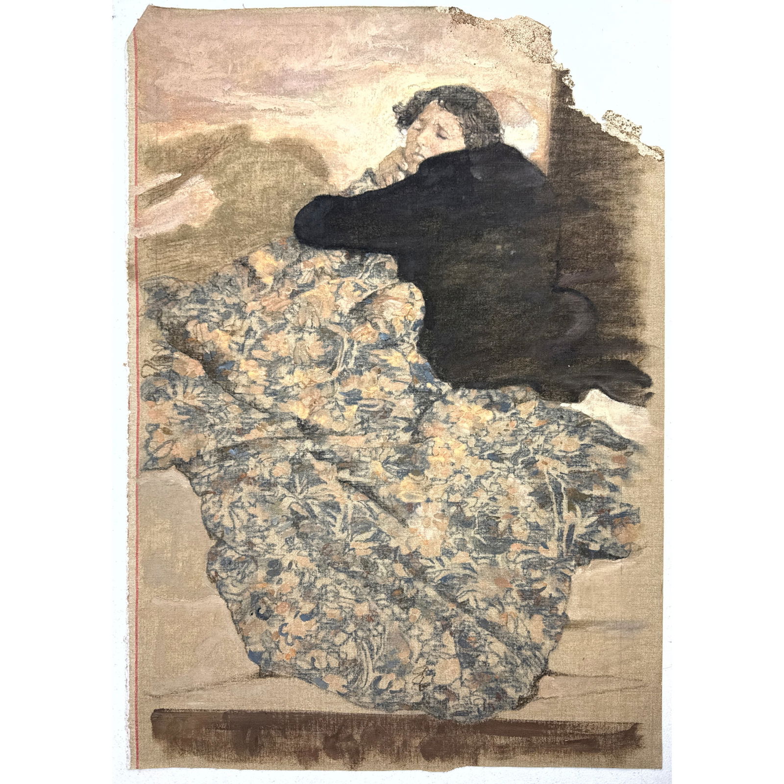 ROBERT HEINDEL Original painting on Canvas. Unqigned.  Original painting from the Franklin Library. (1 of 10)