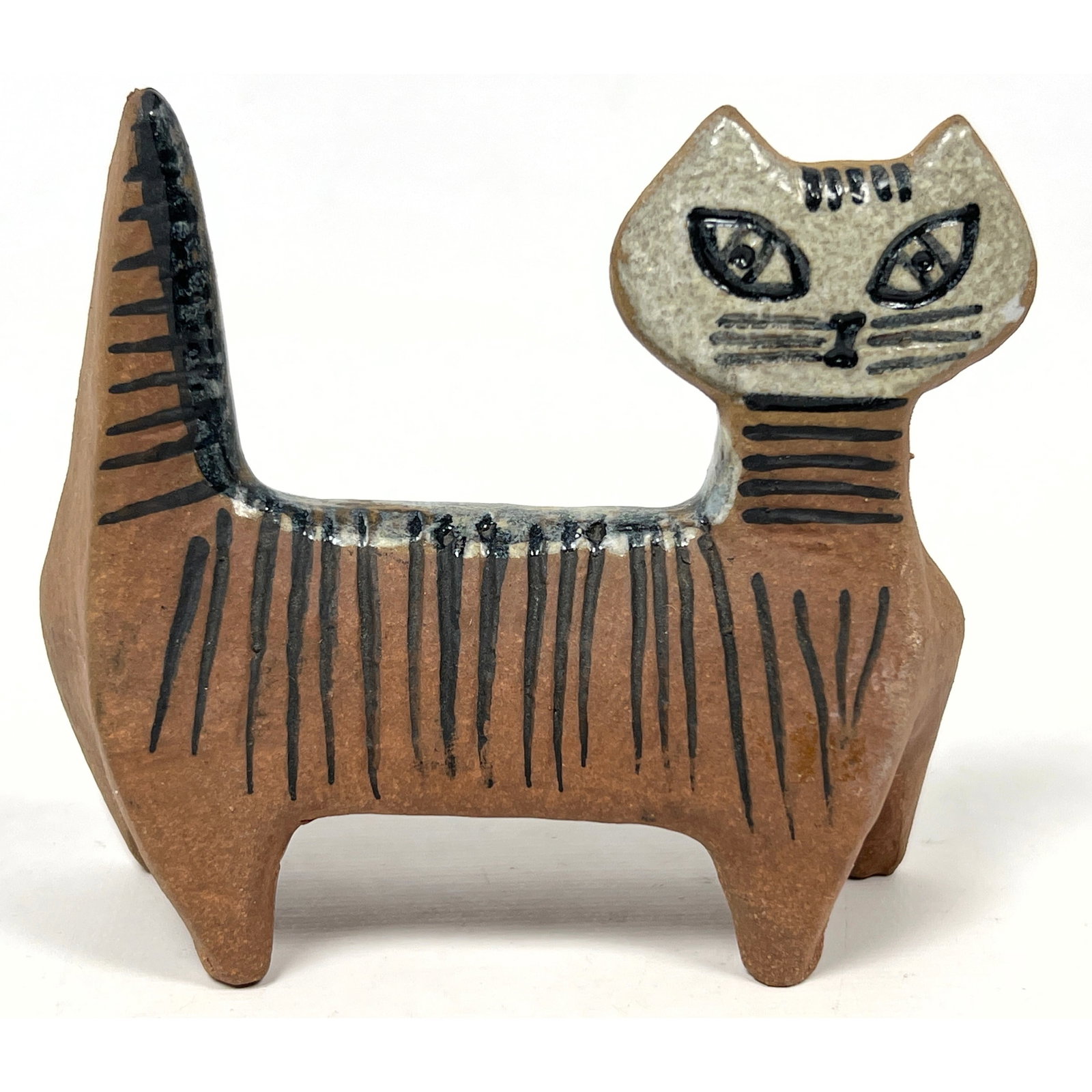 Lisa Larson for Gustavsberg Pottery Cat Sculpture. Unmarked. (1 of 7)