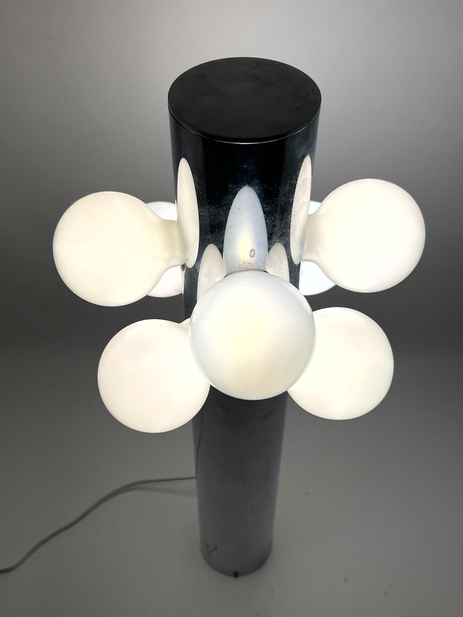 Robert Sonneman Attributed Column Table Lamp. Chrome - 2