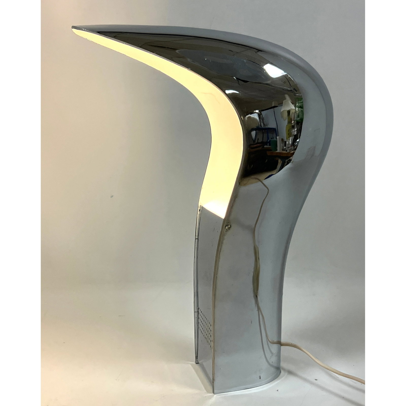 Pelota table lamp by Casati and Ponzio for Lamperti, 1971. Chromed Plastic. (1 of 12)
